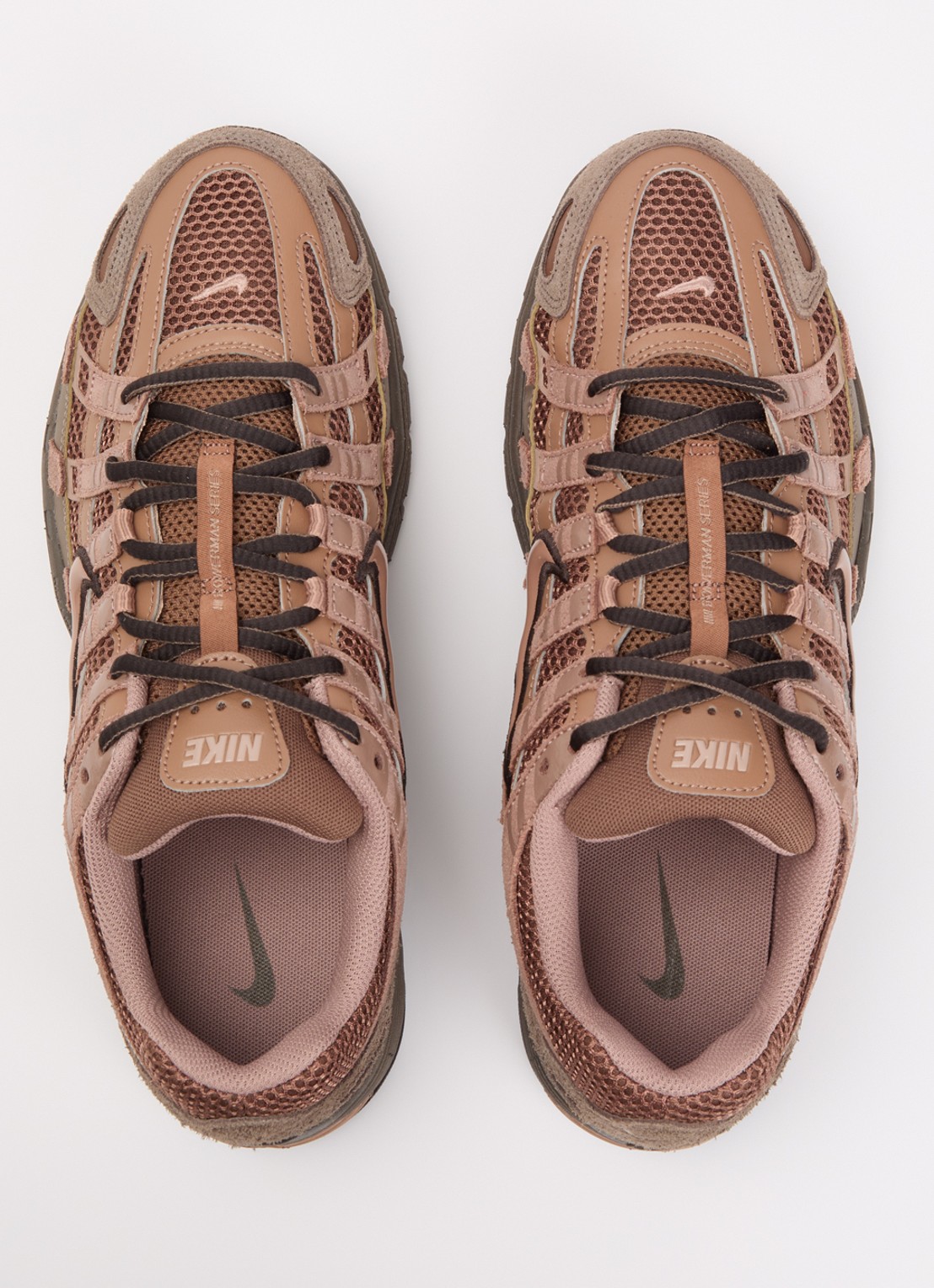 Nike P-6000 sneaker met mesh details - detail 2 bruin