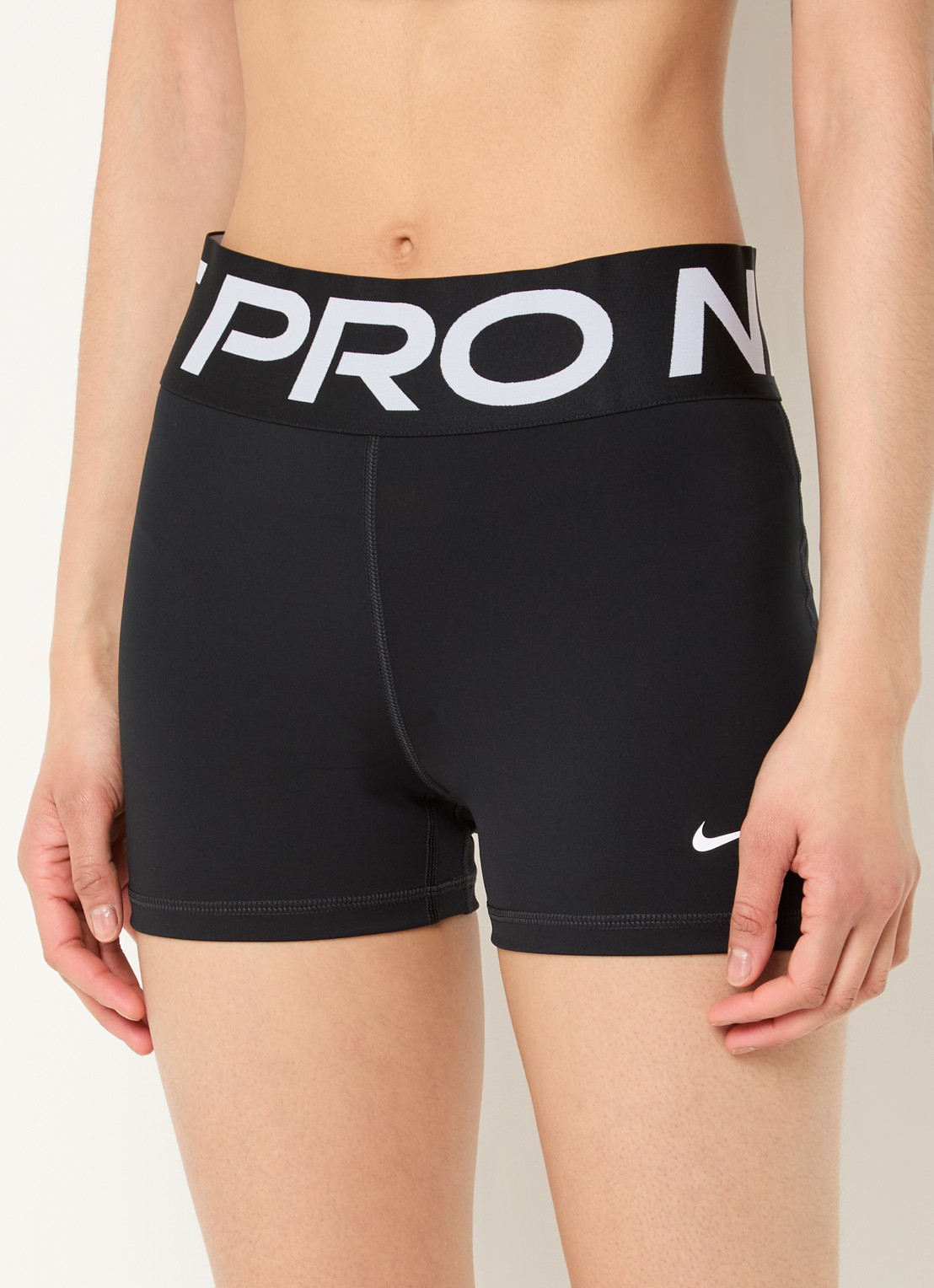 Nike Pro Sculpt high waist skinny fit fietsbroek met dri-FIT en logoband - detail 4 zwart