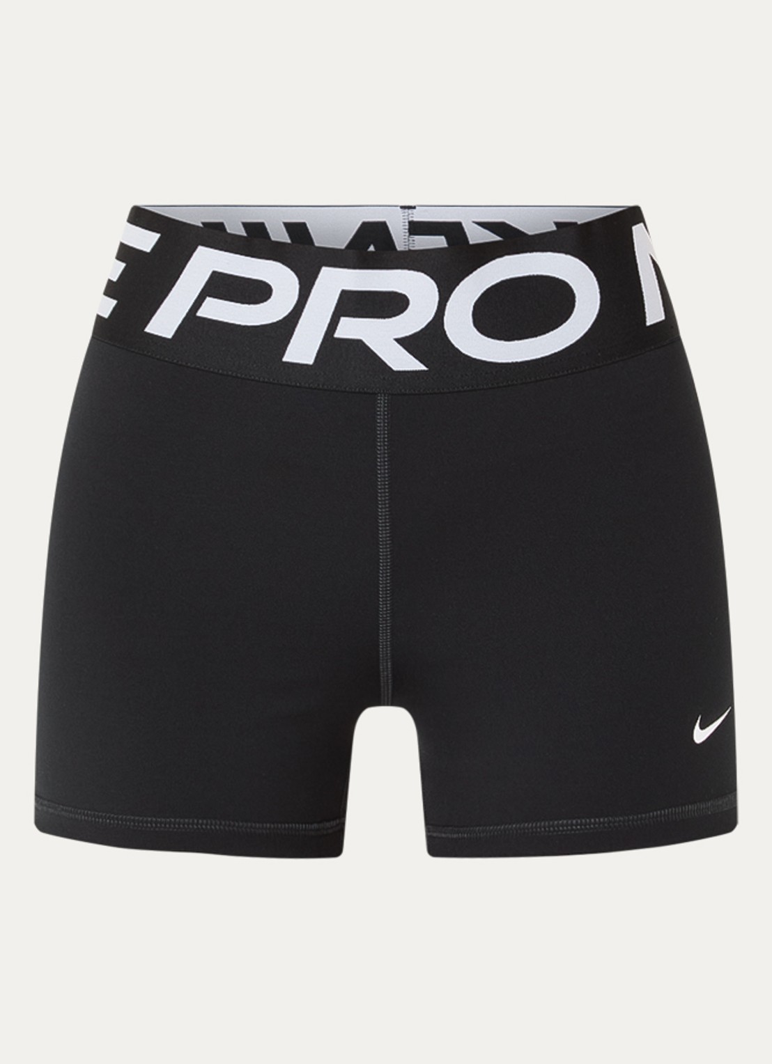 Nike Pro Sculpt high waist skinny fit fietsbroek met dri-FIT en logoband - voorkant 2 zwart