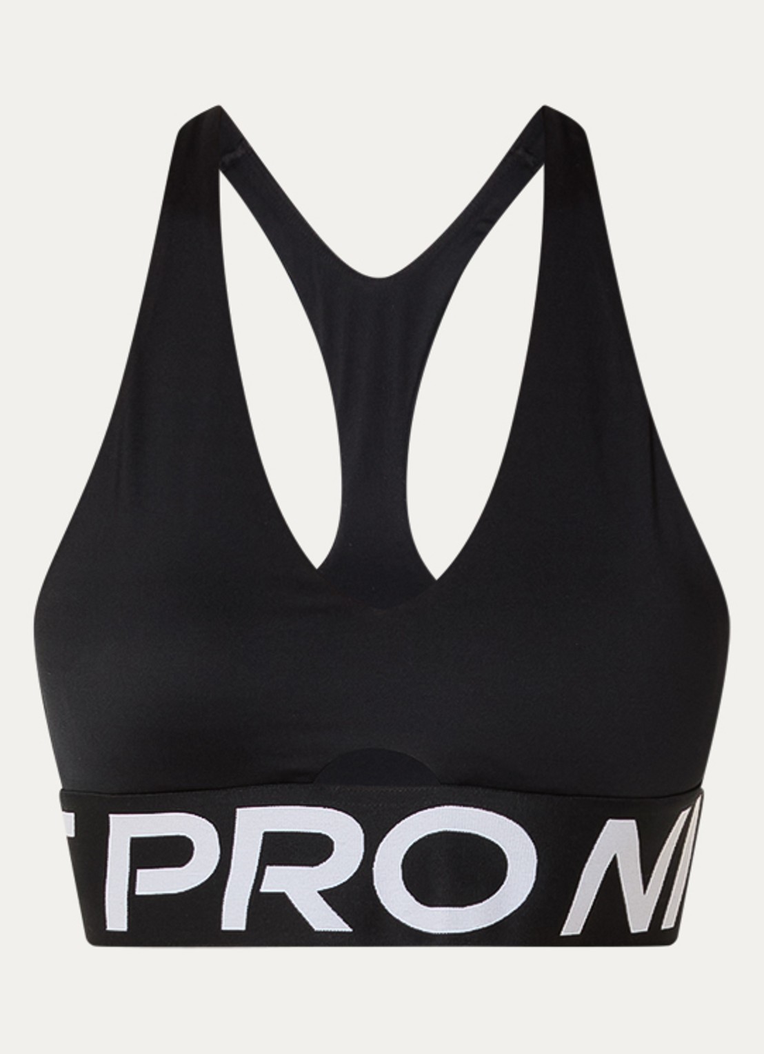 Nike Pro Sculpt sport bh met medium support en Dri-FIT - voorkant 2 zwart