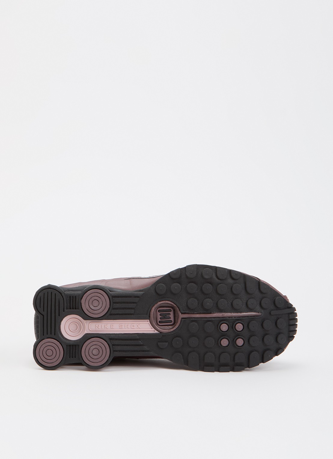Nike Shox R4 sneaker met logo  - detail 3 aubergine
