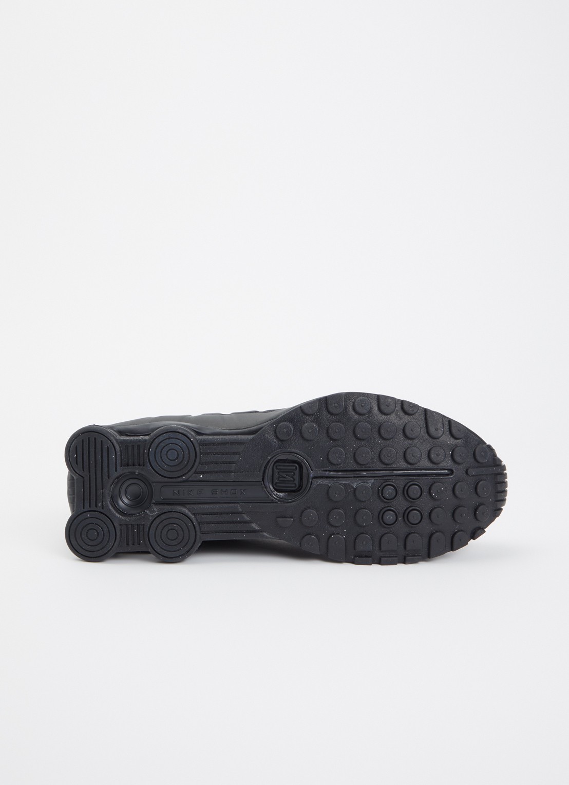 Nike Shox R4 sneaker met mesh details - detail 4 zwart
