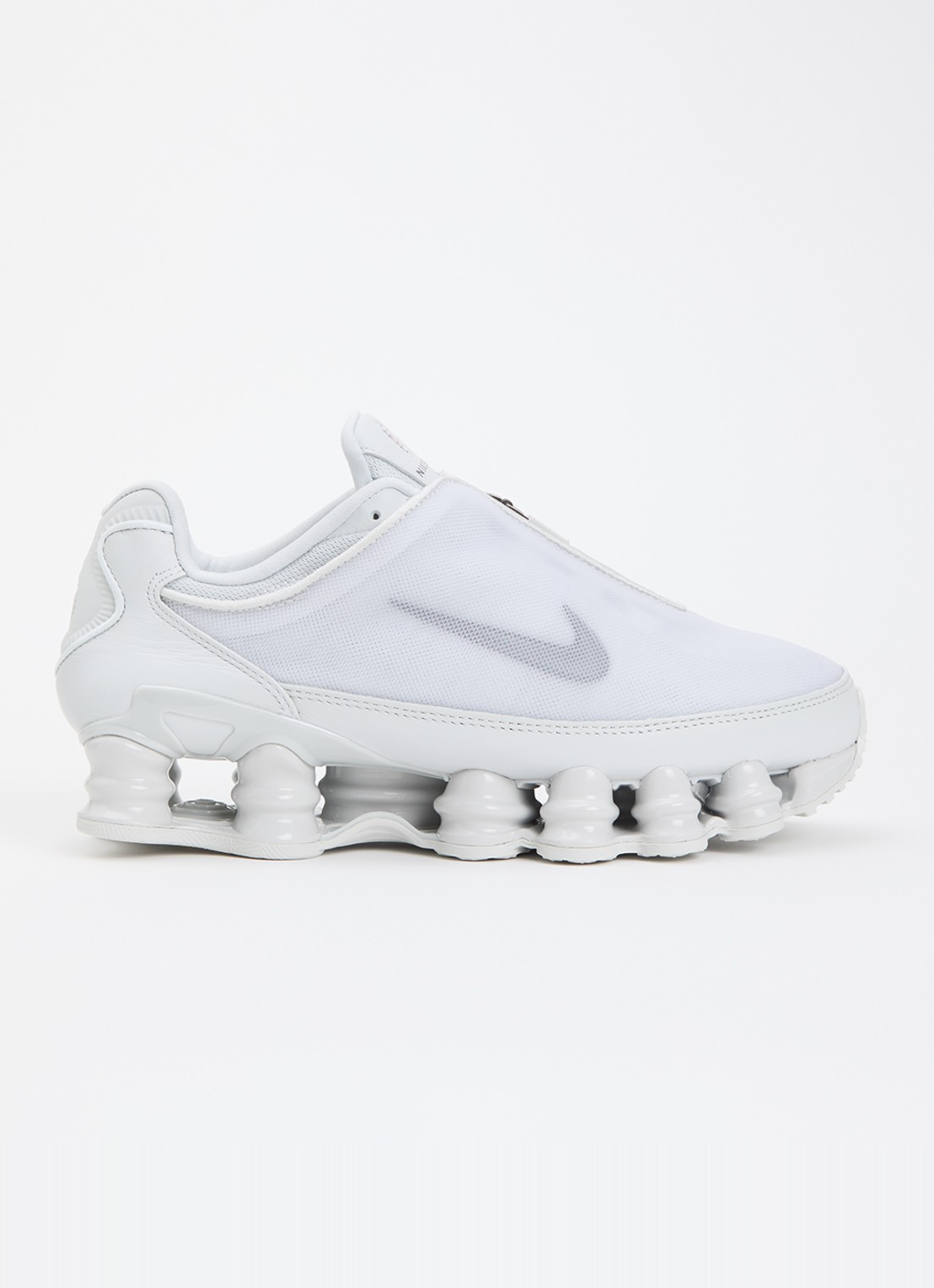 Nike Shox TL sneaker met logo - voorkant 2 wit