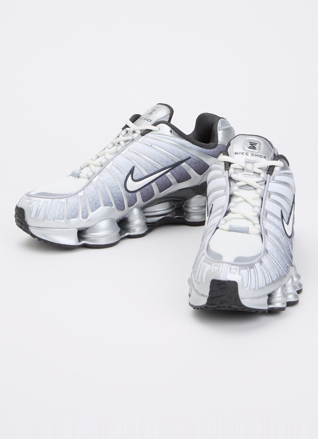 Nike Shox TL sneaker met mesh details - detail 3 grijs