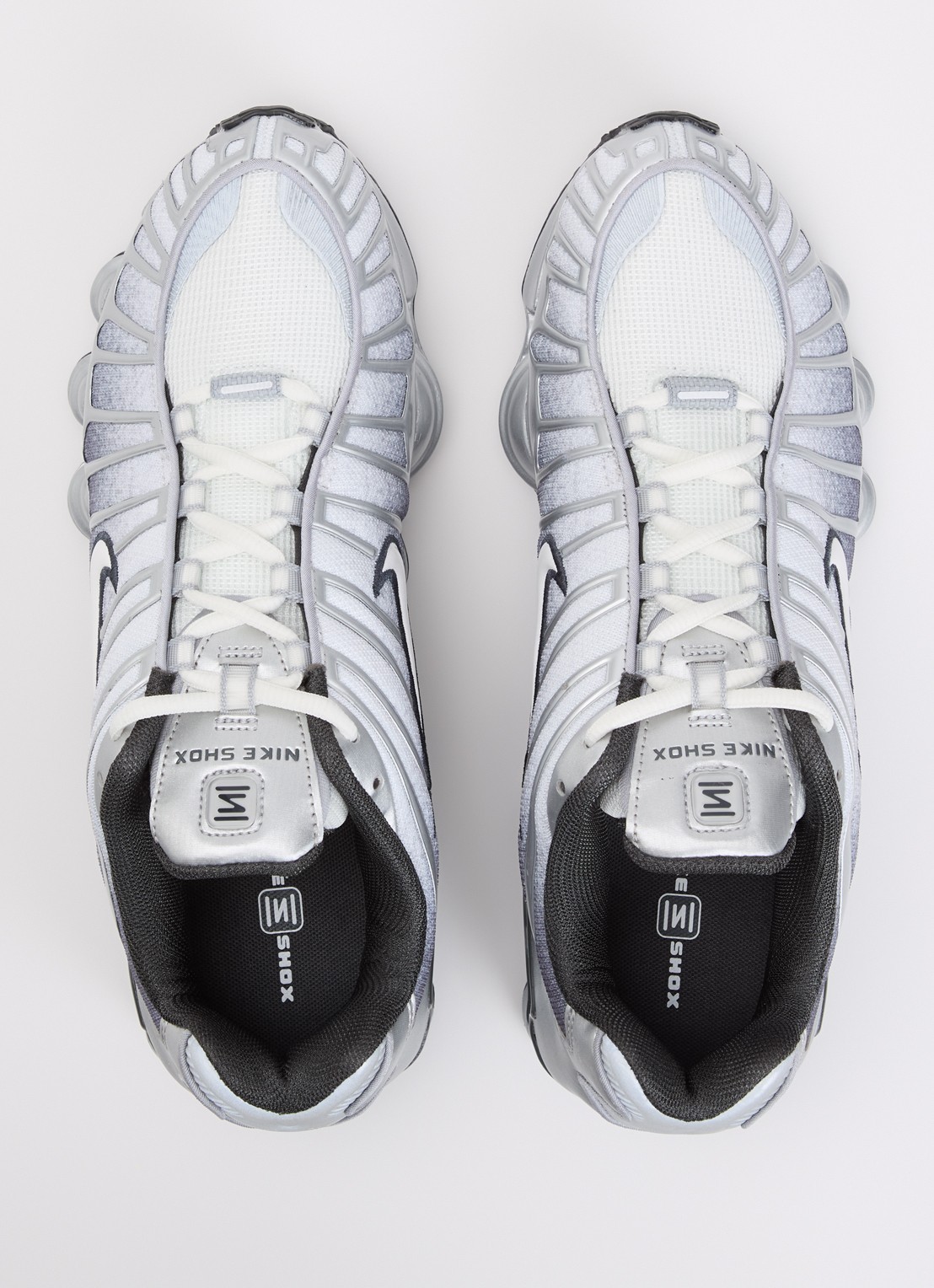 Nike Shox TL sneaker met mesh details - detail 4 grijs