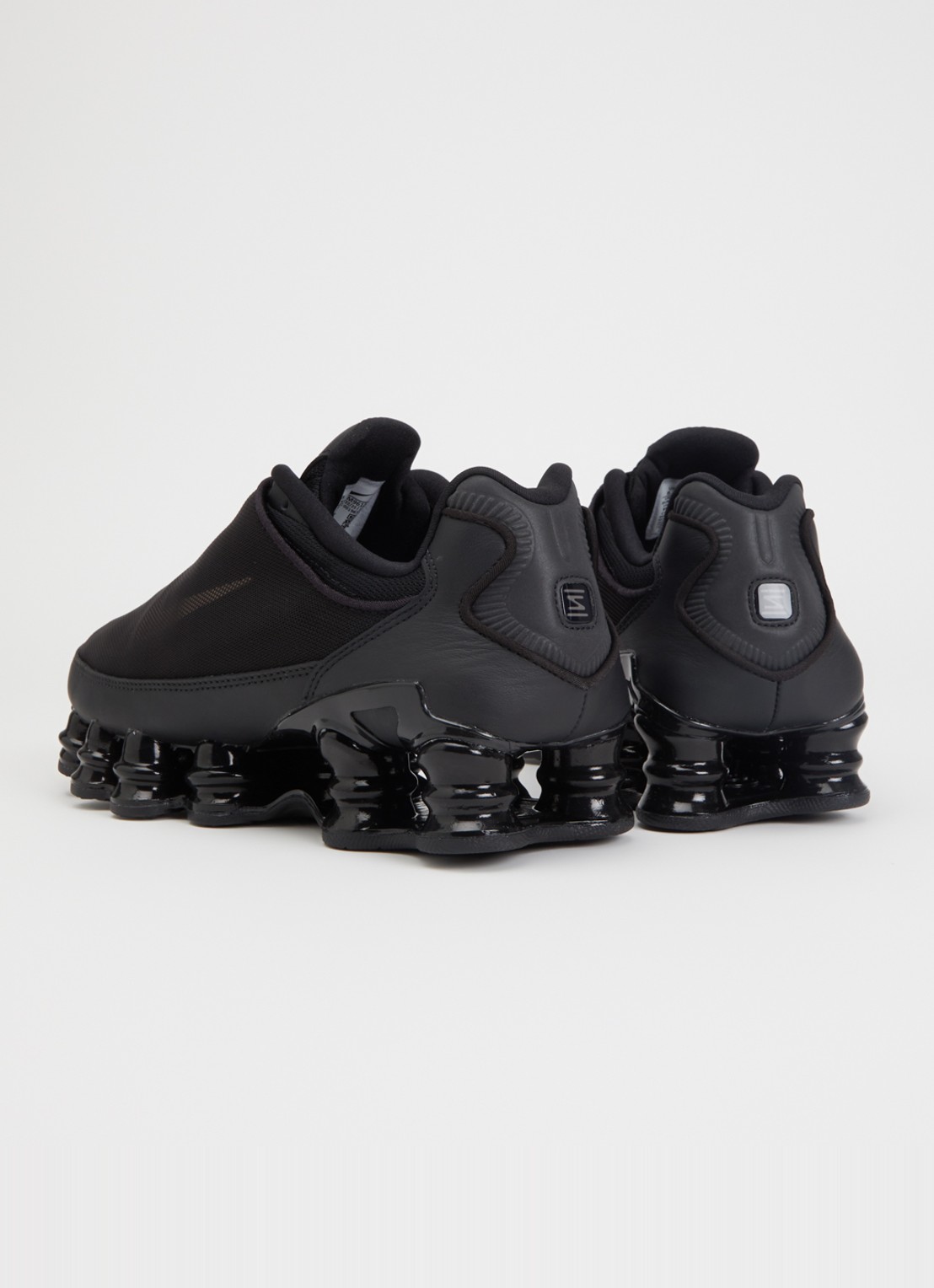 Nike Shox TL sneaker van mesh - achterkant 5 zwart