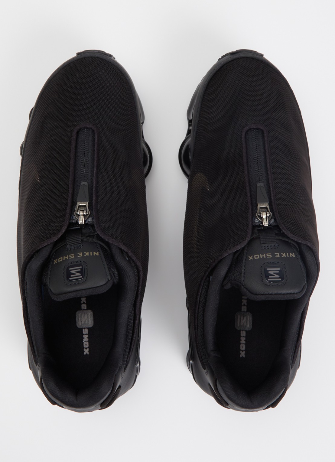 Nike Shox TL sneaker van mesh - detail 3 zwart