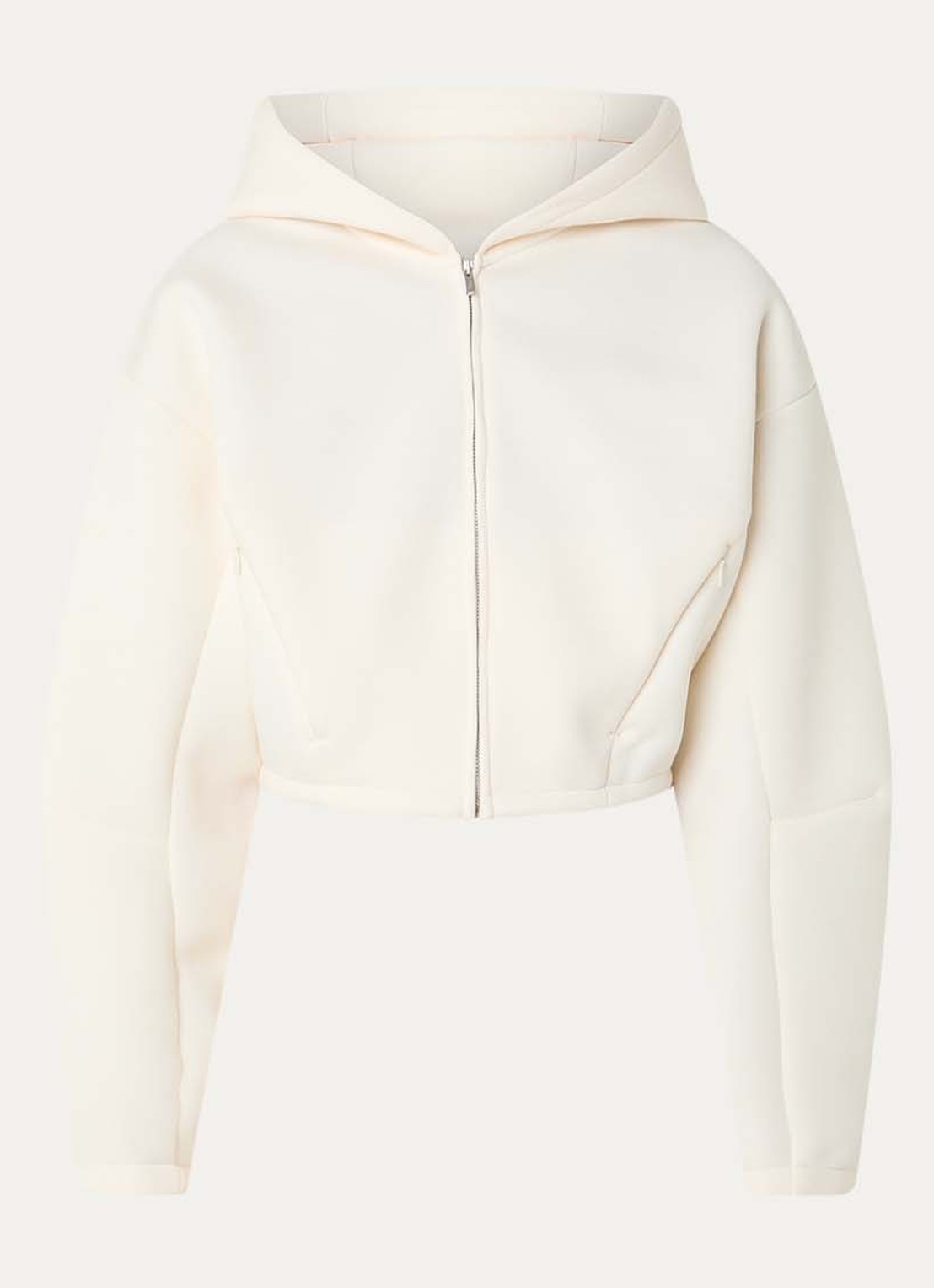 Nike Sweatvest met capuchon - voorkant gebroken wit
