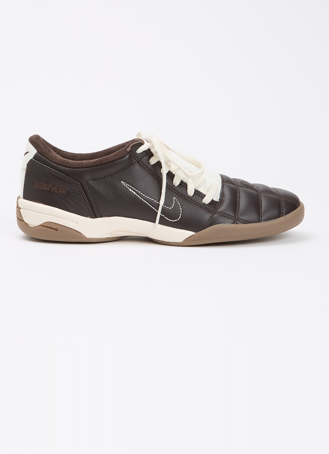 Nike T90 sneaker met leren details - voorkant 2 bruin