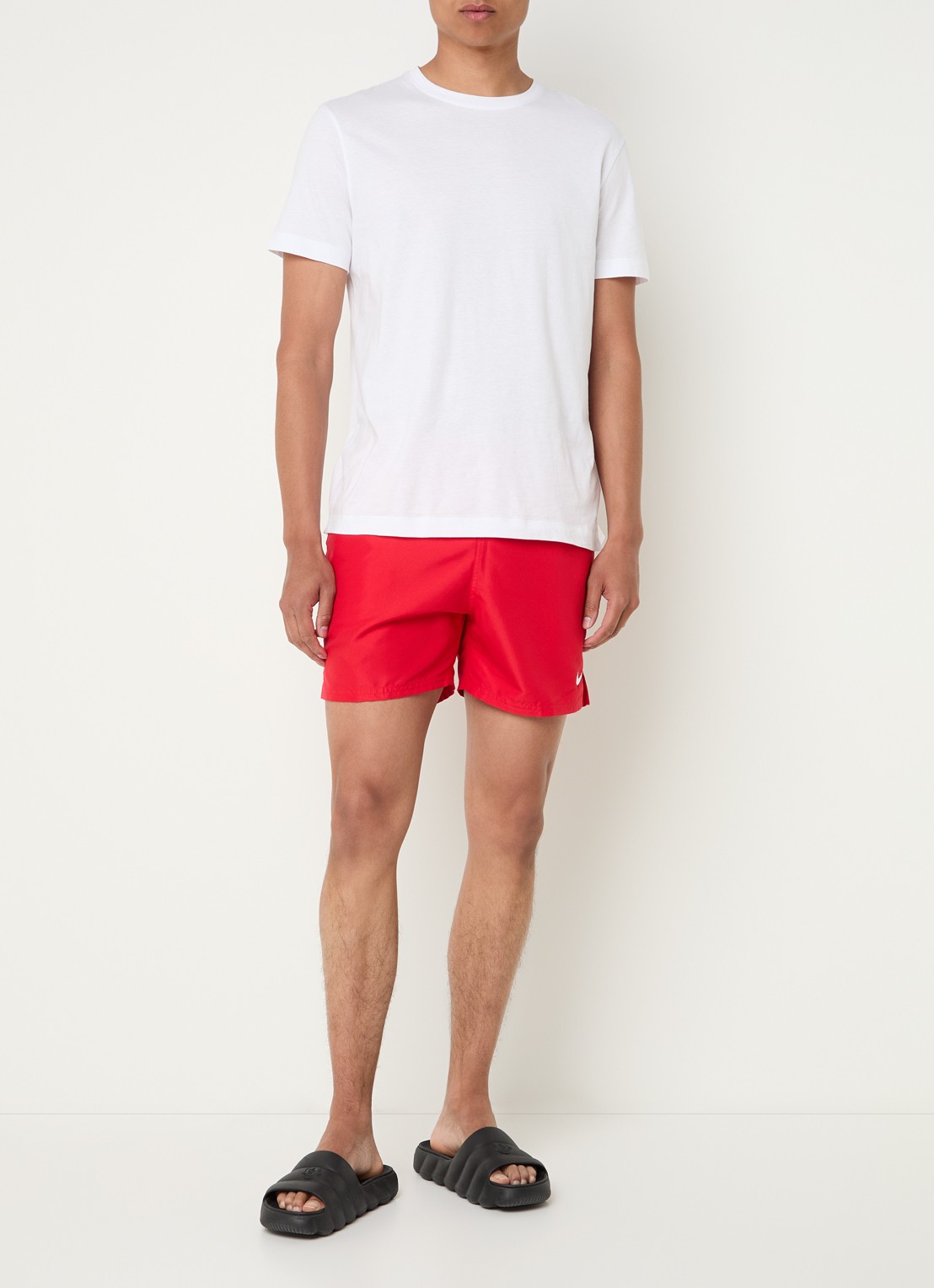 Nike Volley 5 zwemshorts met steekzakken - voorkant 3 rood