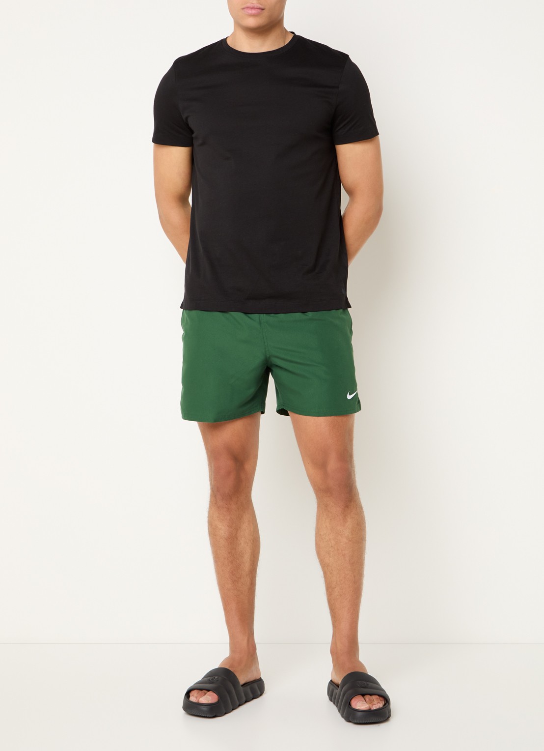 Nike Volley 5 zwemshorts met steekzakken - voorkant 4 groen