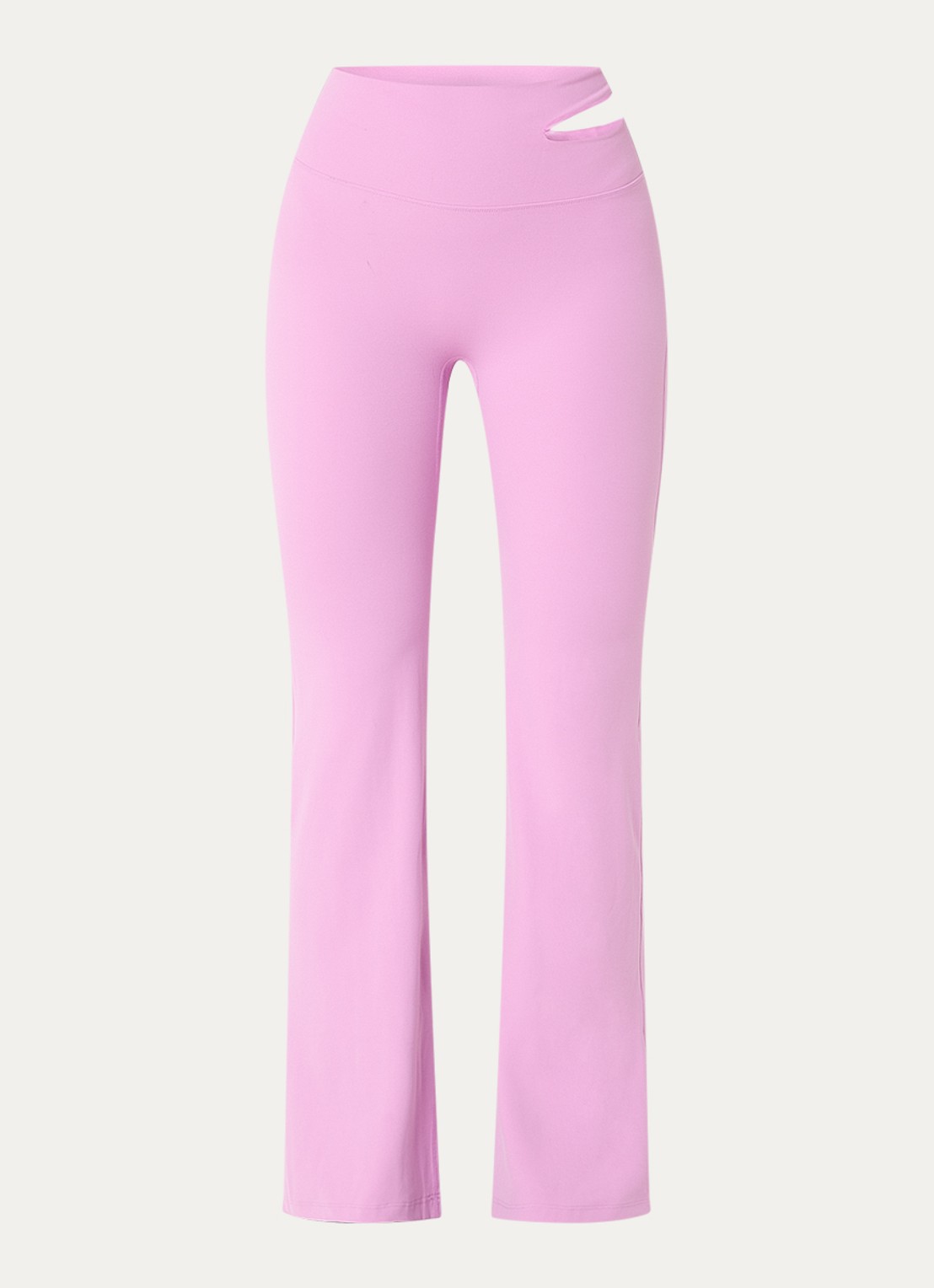 Nike Zenvy high waist flared fit trainingslegging met Dri-FIT - voorkant 3 roze