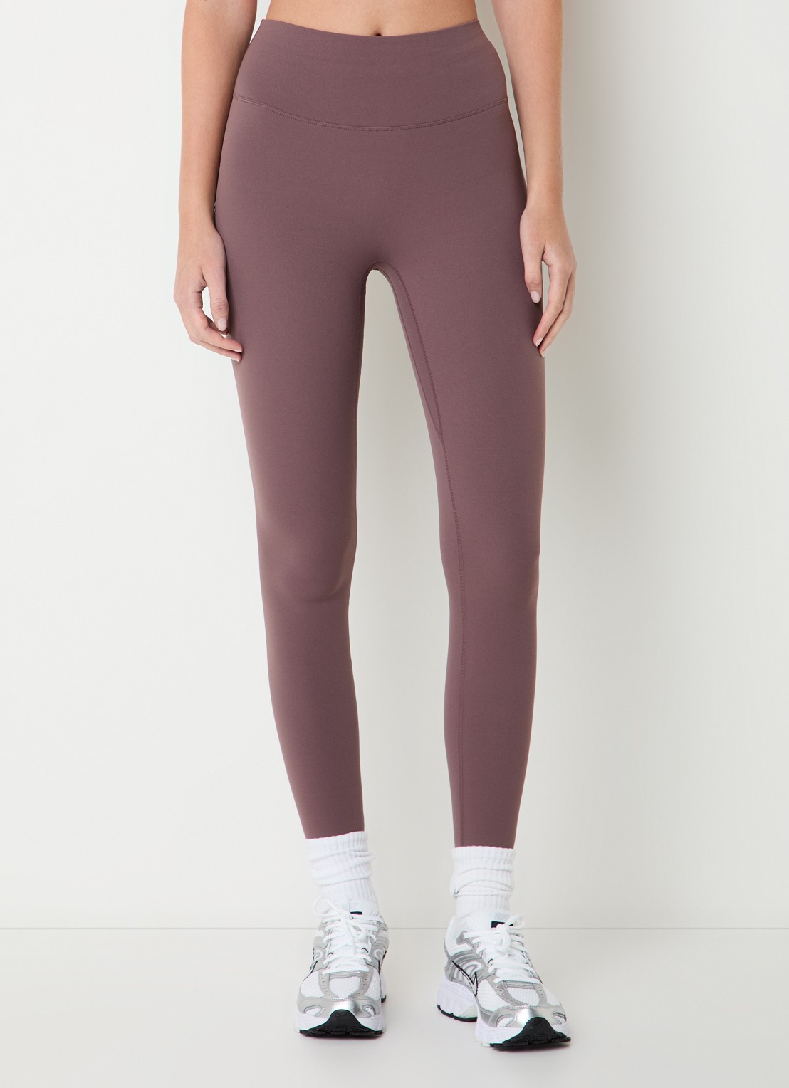 Nike Zenvy high waist skinny fit trainingslegging  - detail 4 taupe
