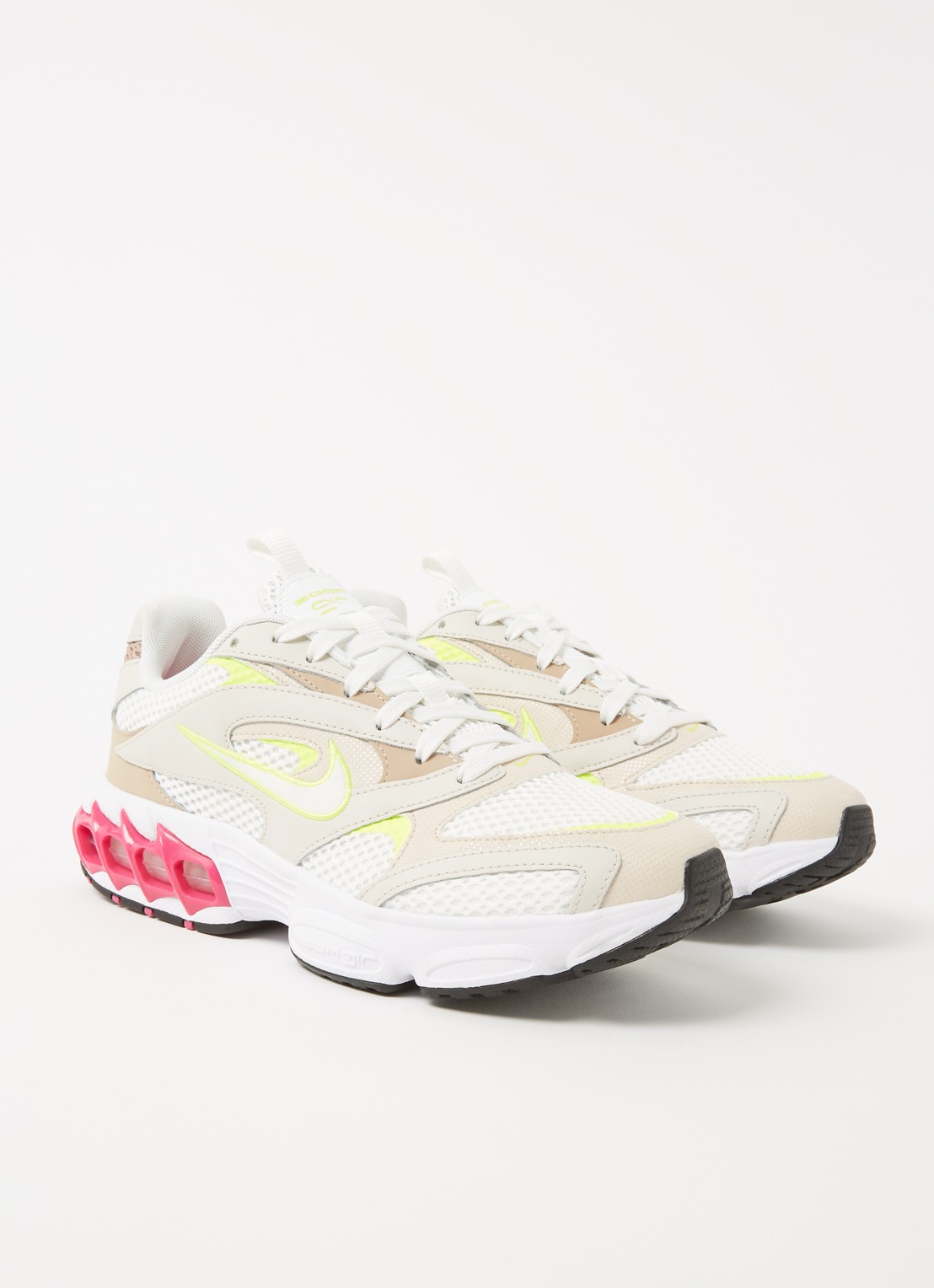 Nike Zoom Air Fire hardloopschoen met leren details - detail 2 beige