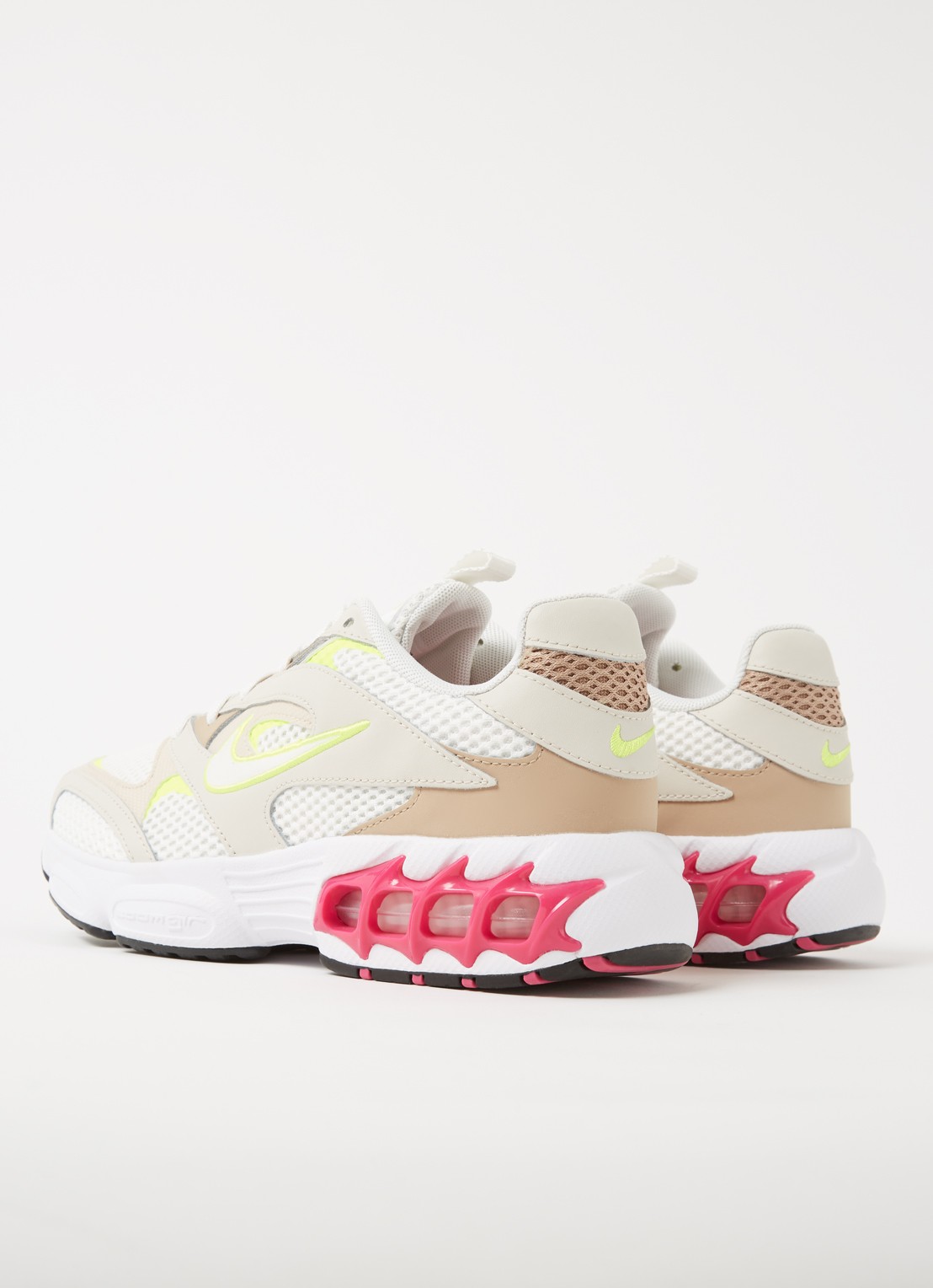 Nike Zoom Air Fire hardloopschoen met leren details - detail 3 beige