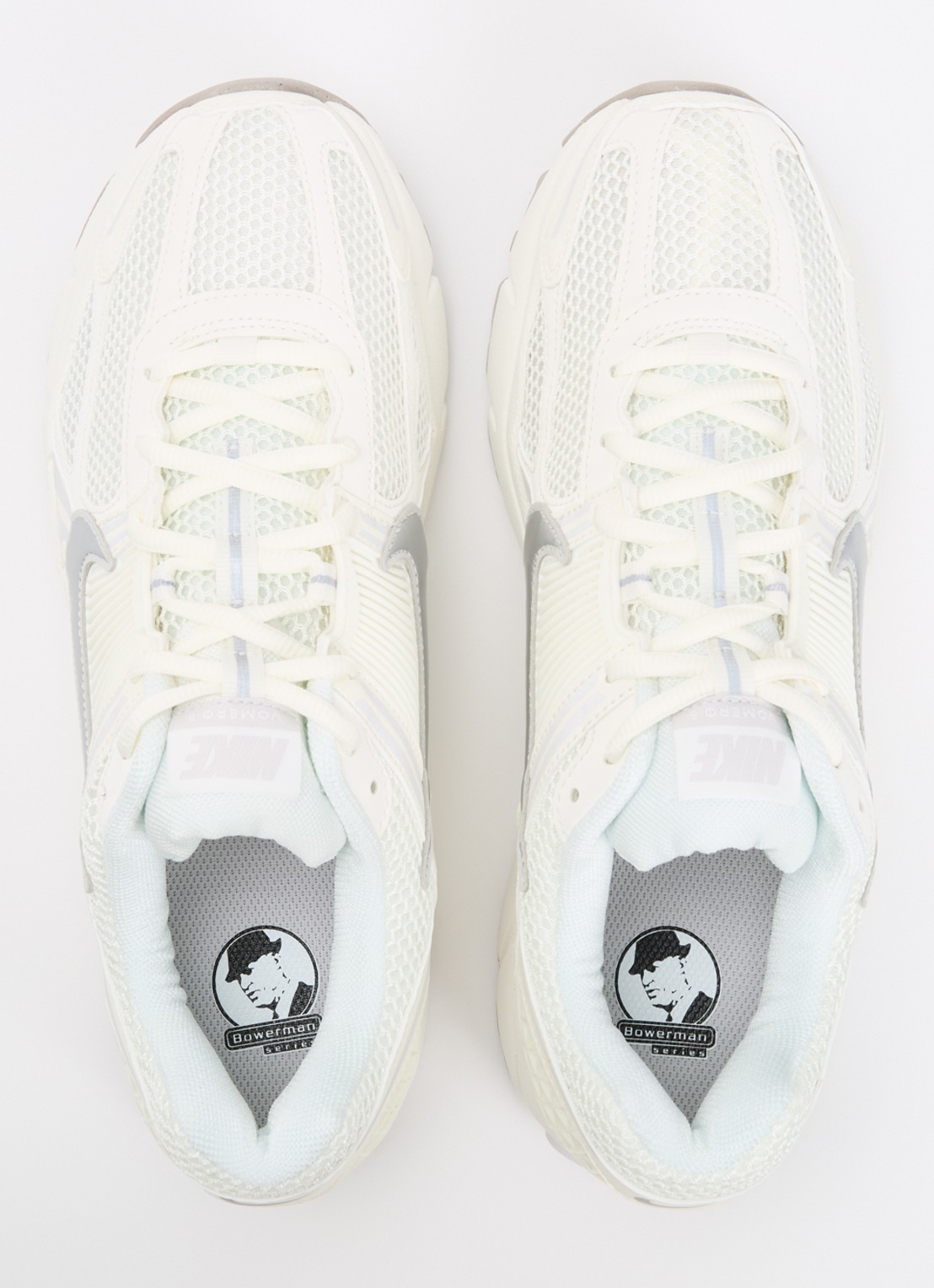 Nike Zoom Vomero 5 sneaker met mesh details - detail 4 gebroken wit