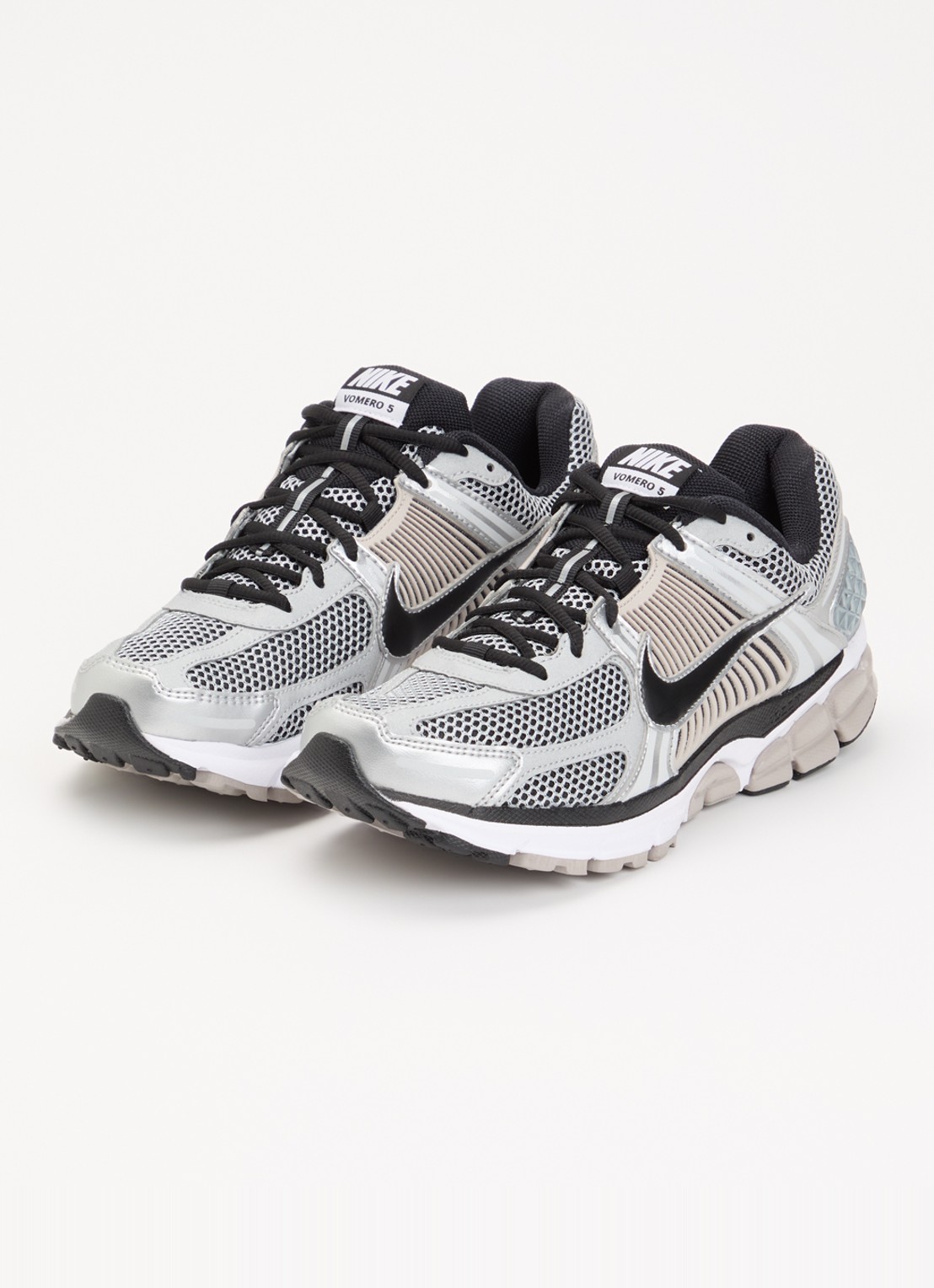 Nike Zoom Vomero 5 sneaker met mesh details - detail 3 zilver