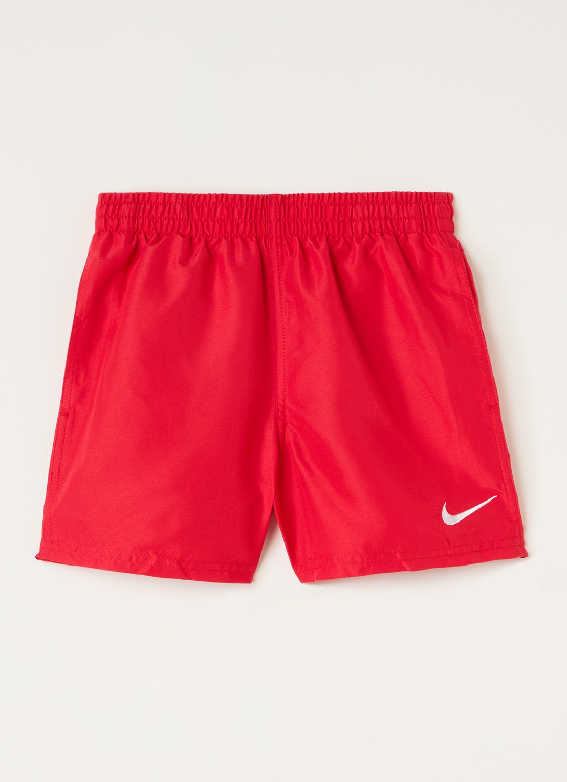 Nike Zwemshorts met logoborduring - voorkant rood