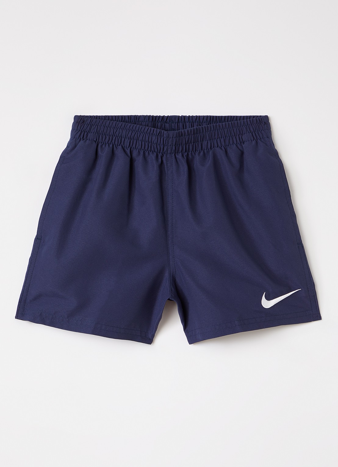 Nike Zwemshorts met logoborduring - voorkant donkerblauw