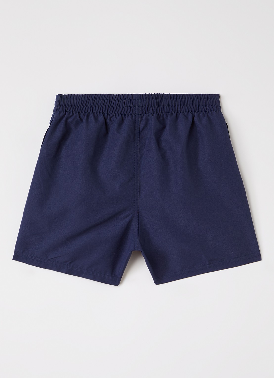Nike Zwemshorts met logoborduring - voorkant 2 donkerblauw