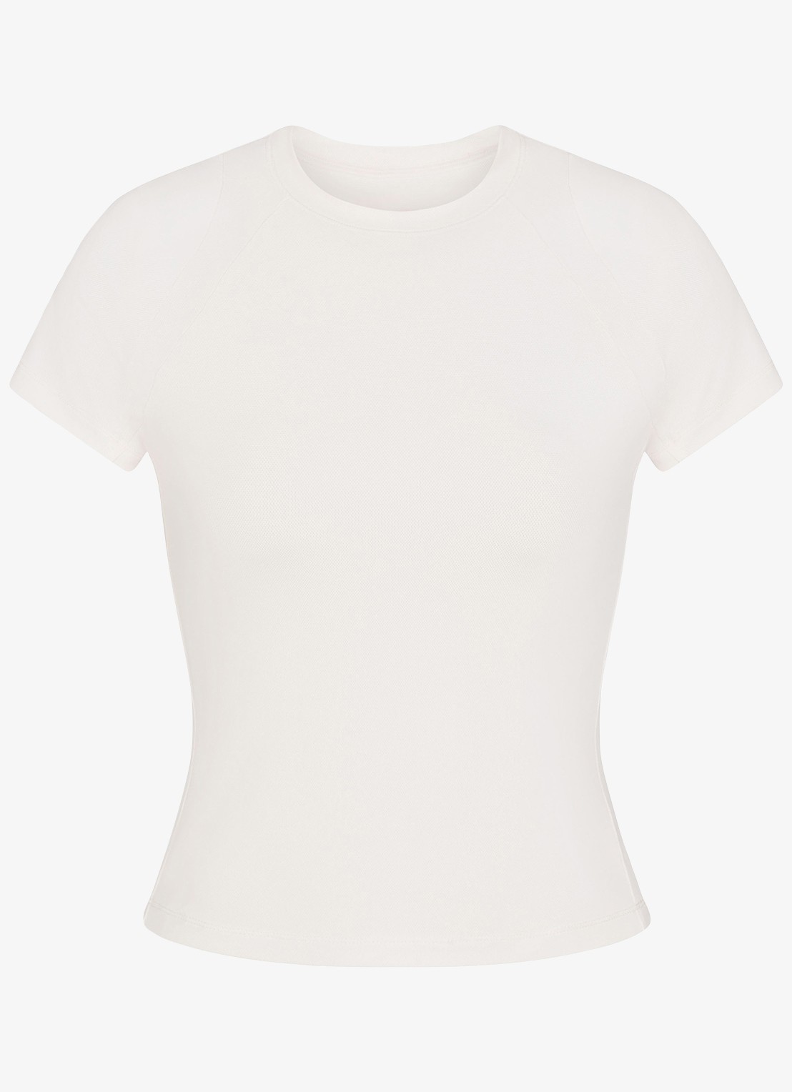 NikeSKIMS Airy cropped trainings T-shirt met stretch - voorkant 3 wit