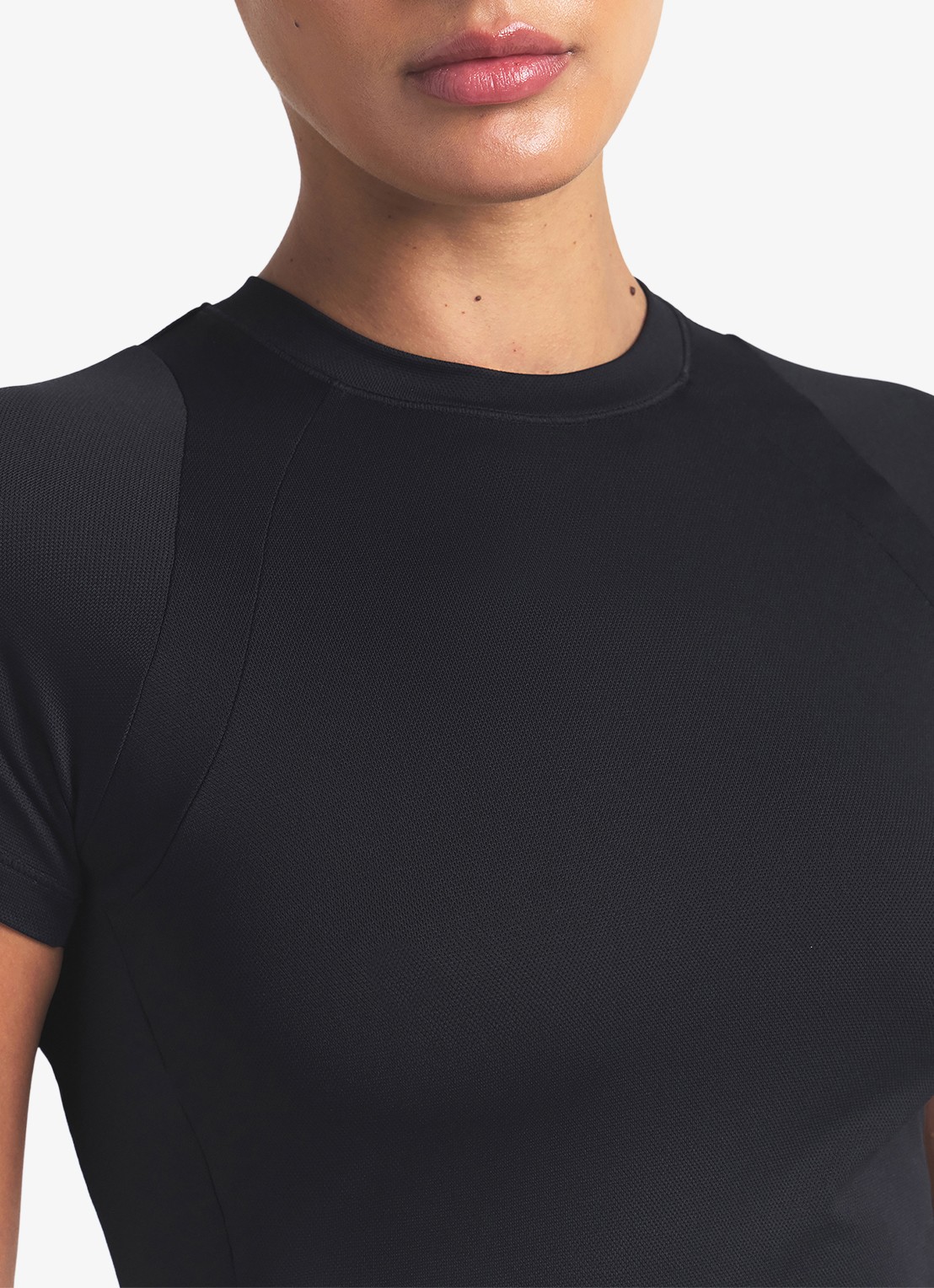 NikeSKIMS Airy cropped trainings T-shirt met stretch - detail 9 zwart