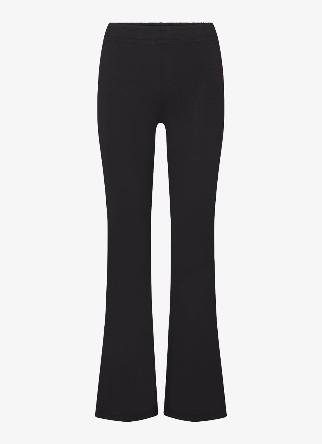 NikeSKIMS Airy low waist flared fit trainingslegging met logo - voorkant 2 zwart