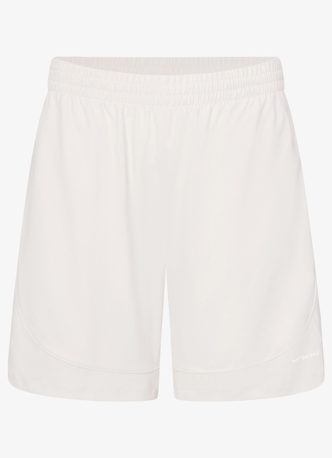 NikeSKIMS Airy mid waist loose fit korte broek met ritszakken - voorkant wit