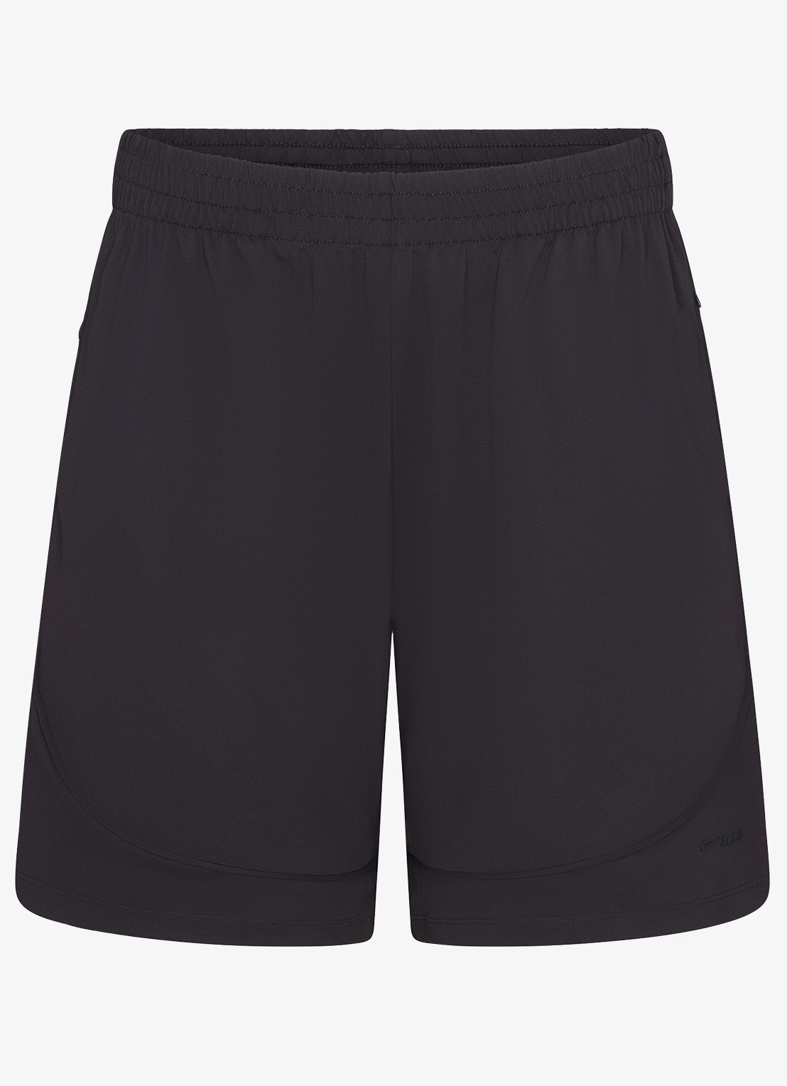 NikeSKIMS Airy mid waist loose fit korte broek met ritszakken - voorkant 3 zwart
