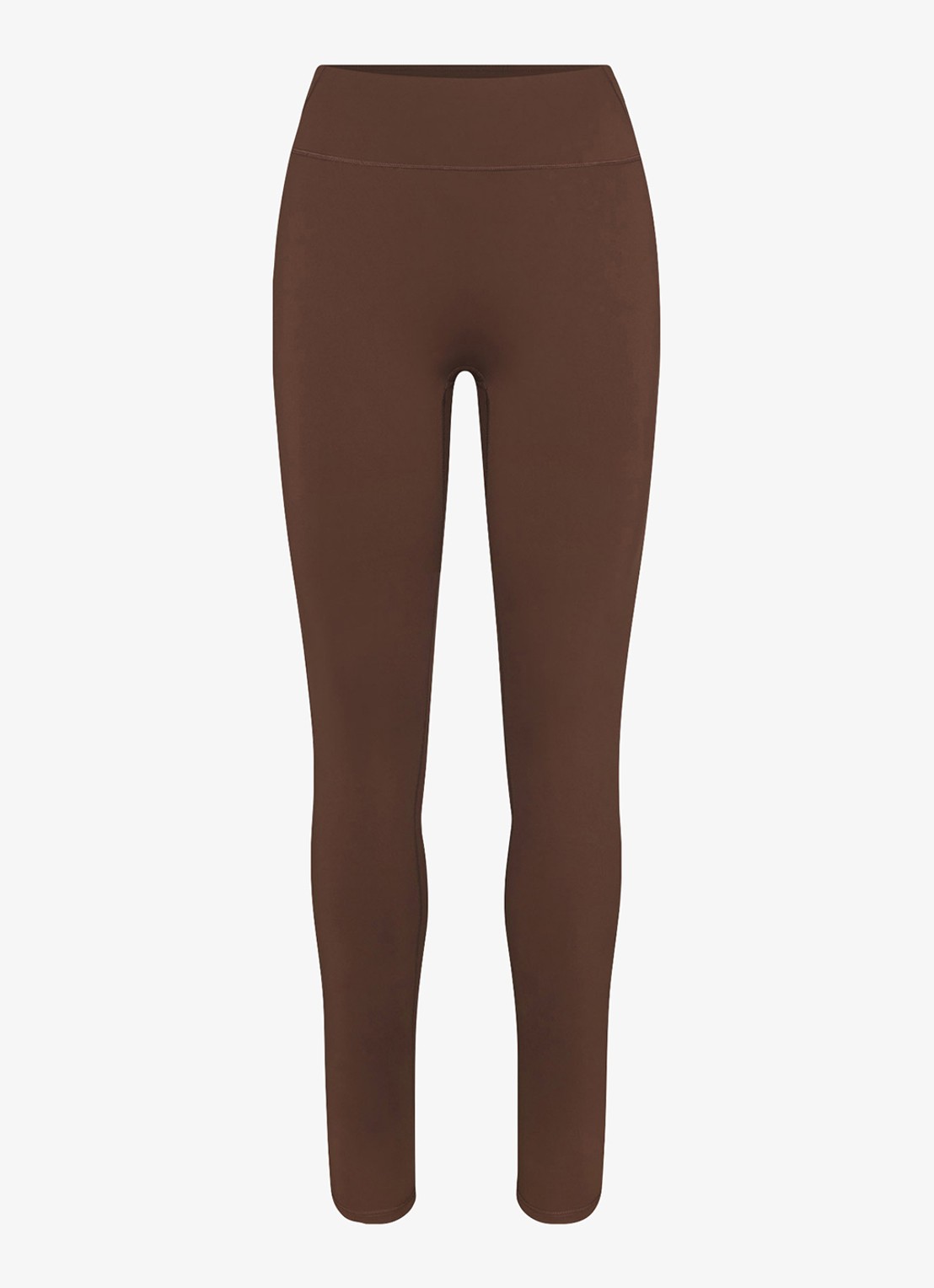 NikeSKIMS Matte high waist skinny fit trainingslegging - voorkant 6 lichtbruin