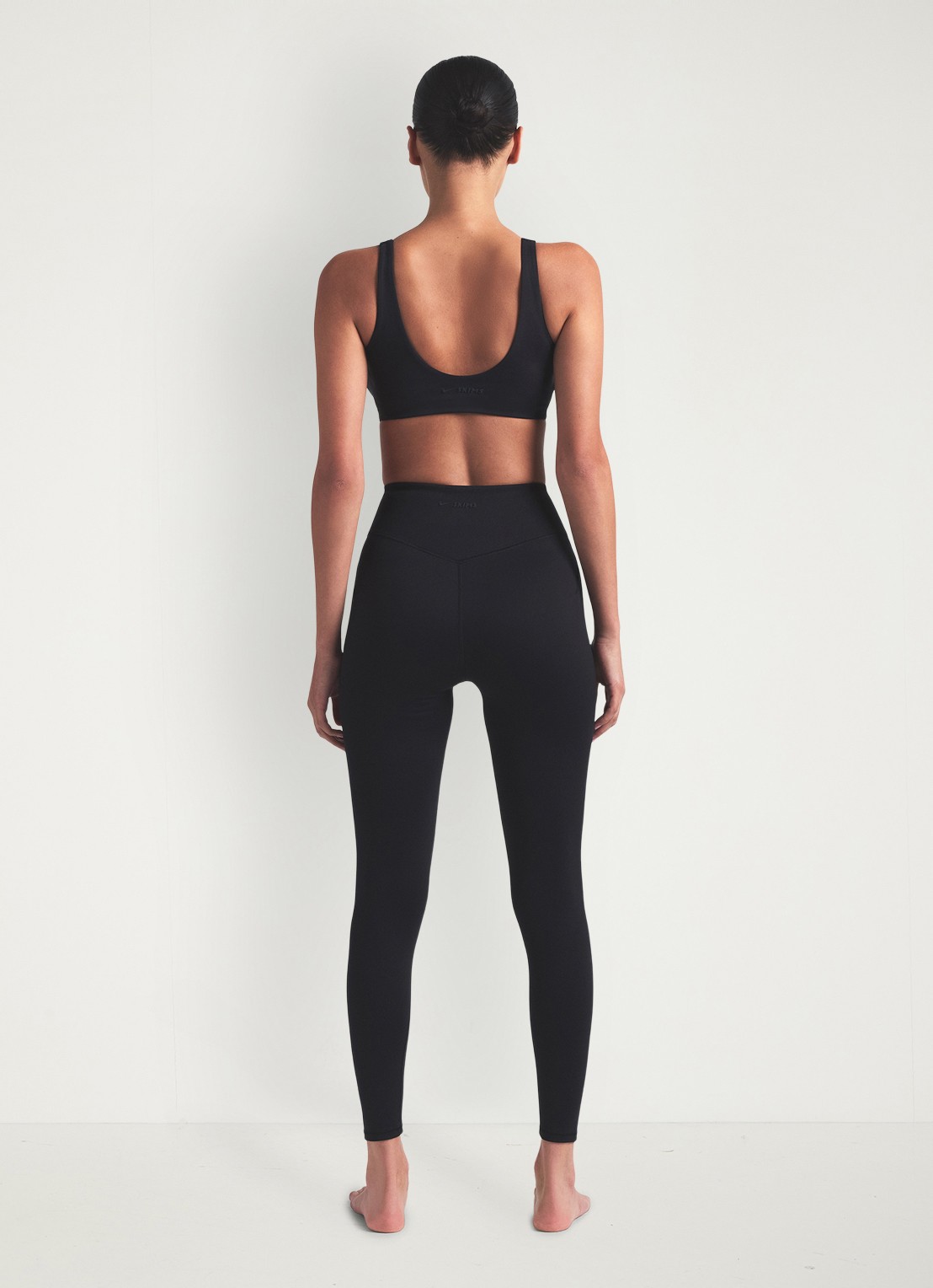 NikeSKIMS Matte high waist skinny fit trainingslegging - achterkant 8 zwart