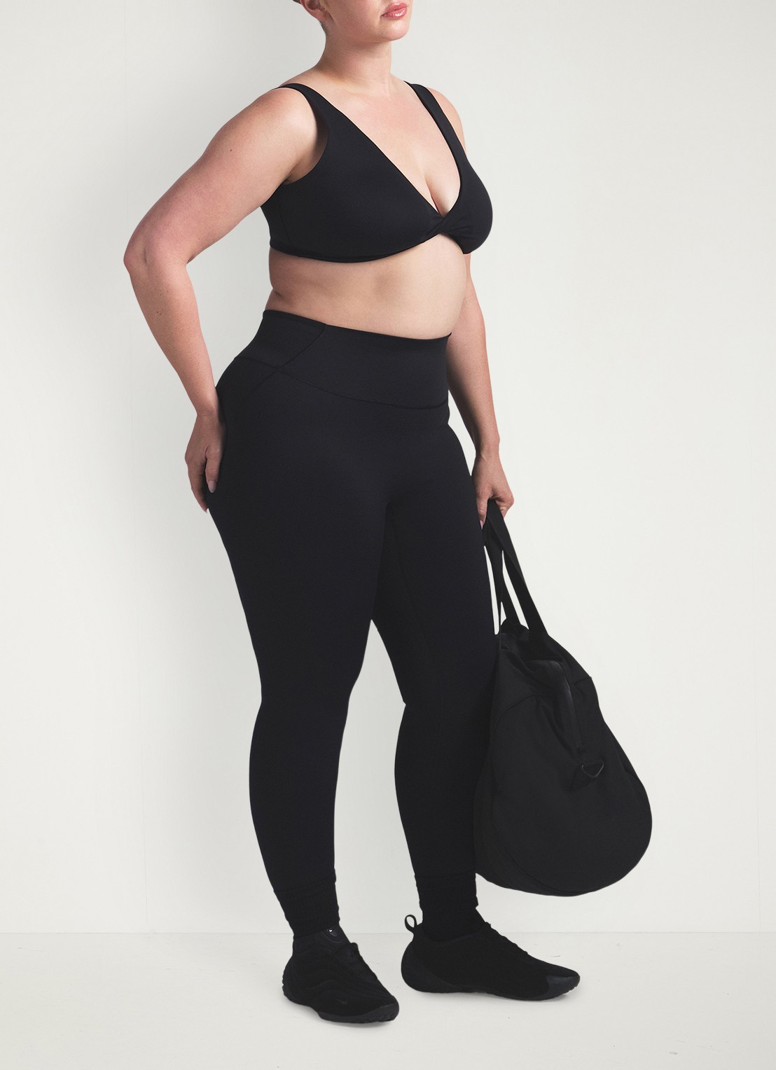 NikeSKIMS Matte high waist skinny fit trainingslegging - detail 5 zwart