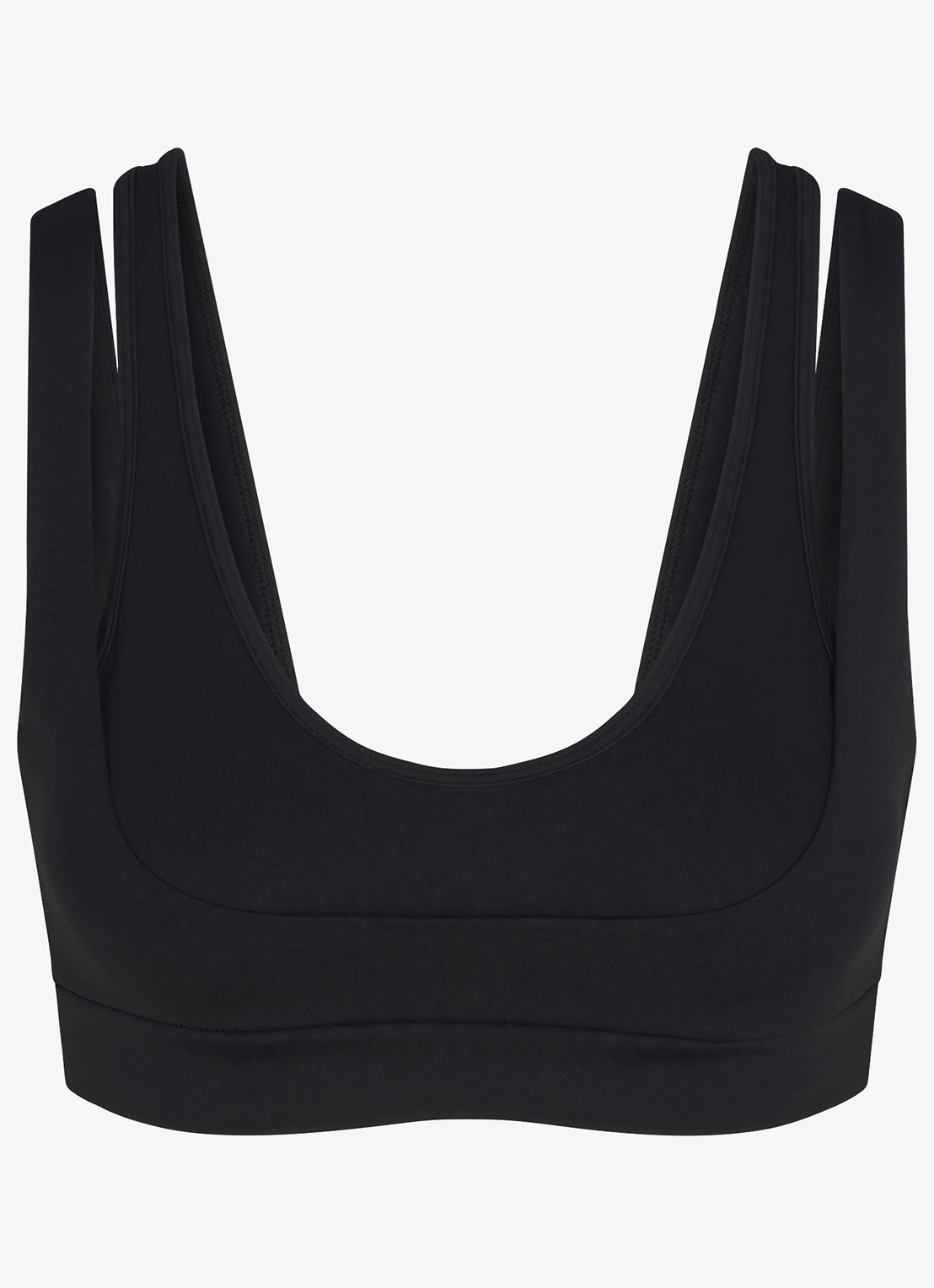 NikeSKIMS Matte sport bh met light support - voorkant zwart