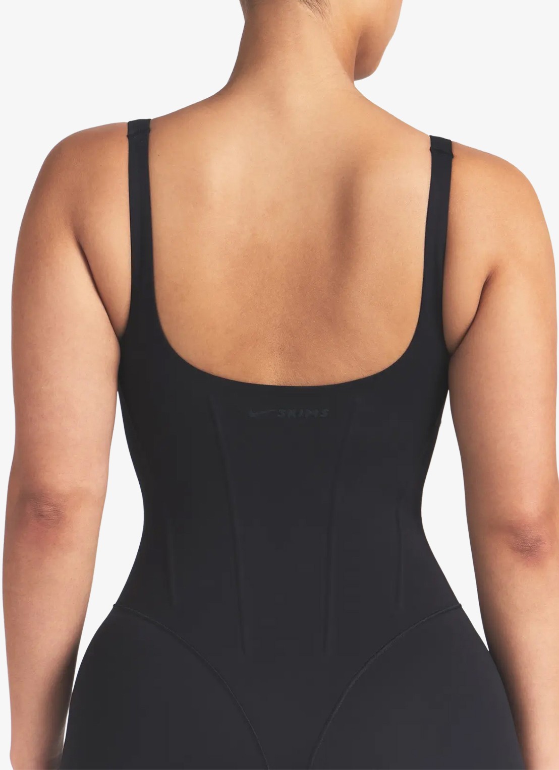 NikeSKIMS Matte sport bodysuit met logo - detail 2 zwart