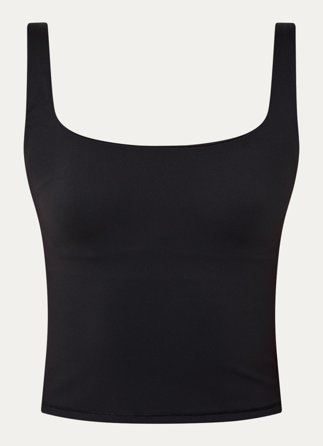NikeSKIMS Matte trainings crop top met stretch - voorkant 2 zwart