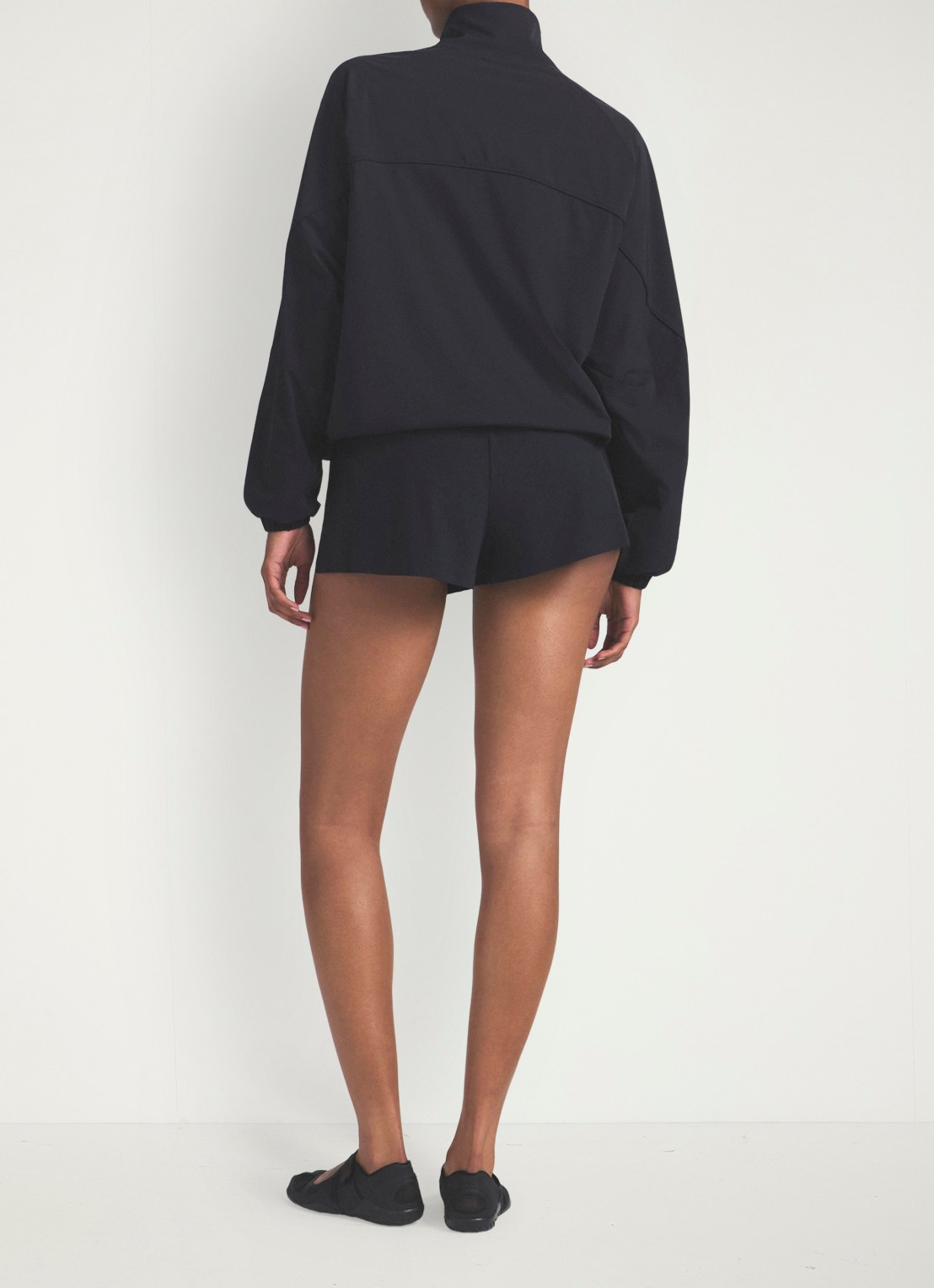 NikeSKIMS Oversized trackvest met logo en ritszakken - detail 6 zwart
