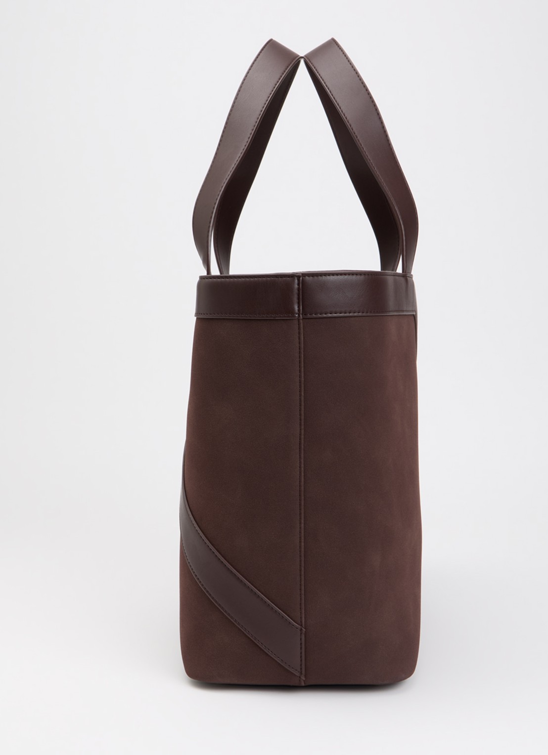 NIKKIE Alvin shopper met logo - detail 2 chocoladebruin