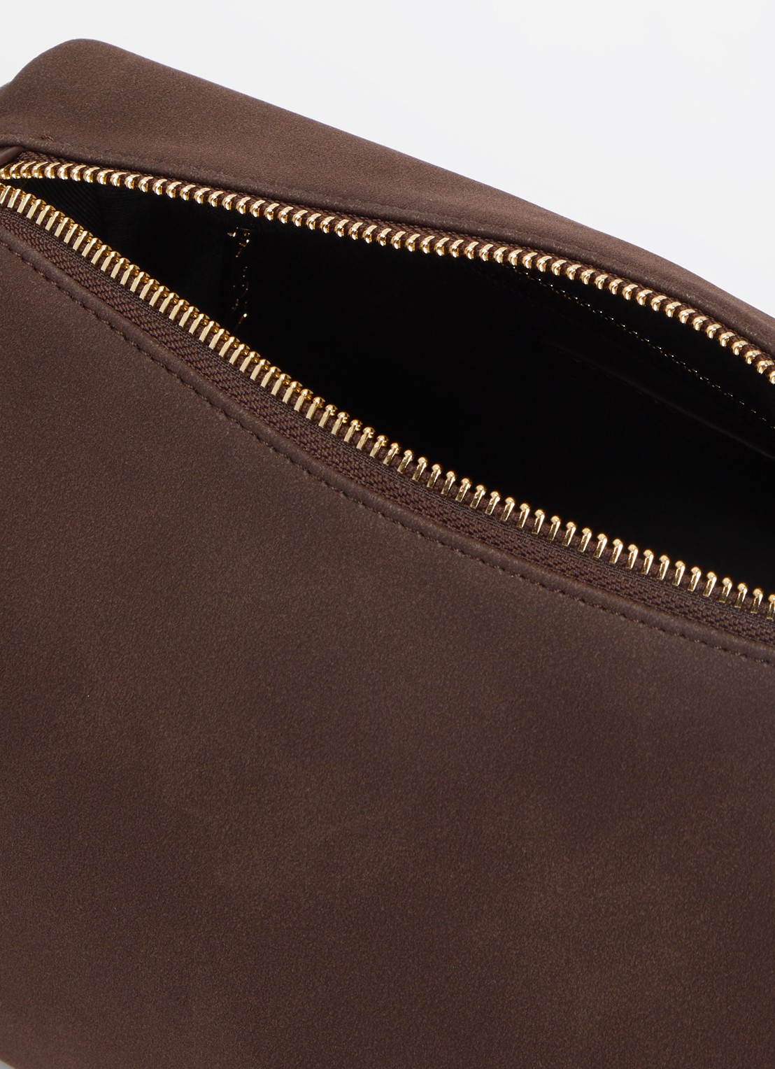 NIKKIE Amandelien small schoudertas met afneembare schouderriem  - detail 2 chocoladebruin