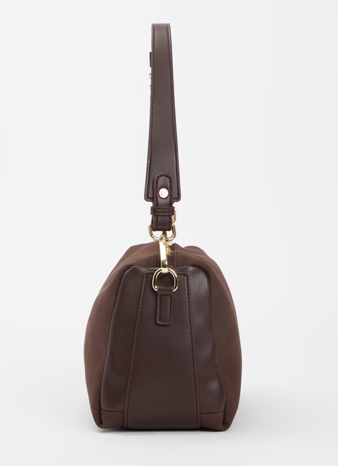 NIKKIE Amandelien small schoudertas met afneembare schouderriem  - detail 3 chocoladebruin