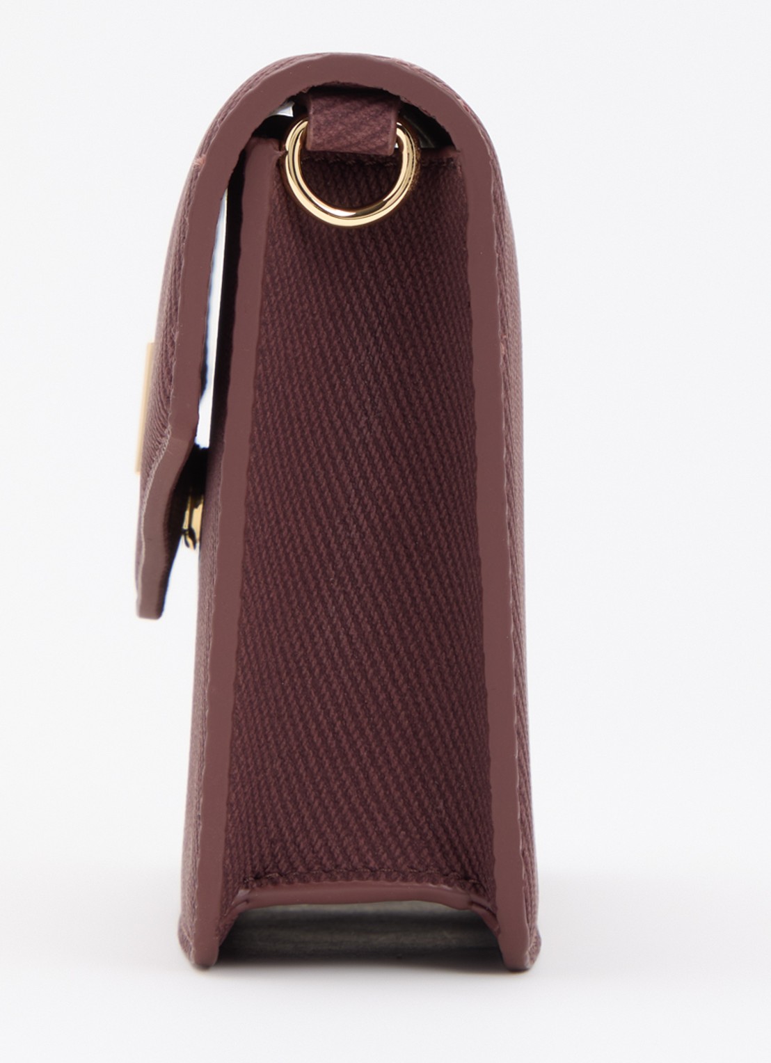 NIKKIE Daxing clutch met logo en afneembare schouderriem - detail 4 bordeauxrood