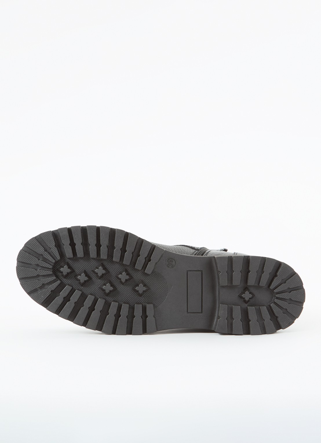 NIKKIE Dewie biker boot van leer - detail 3 zwart