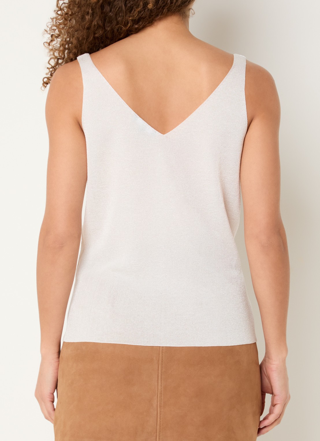 NIKKIE Indio top met strass - achterkant 2 wit