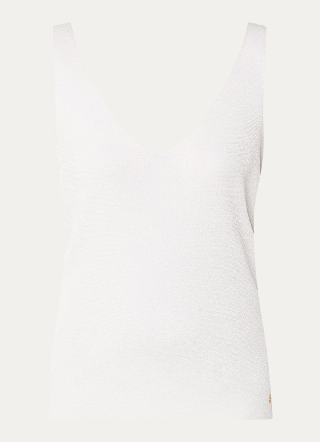 NIKKIE Indio top met strass - voorkant 3 wit