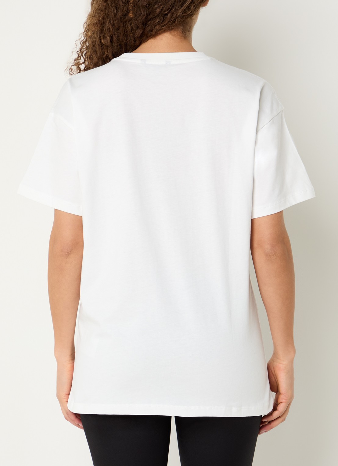 NIKKIE Lemon T-shirt met logo en print - achterkant 2 wit