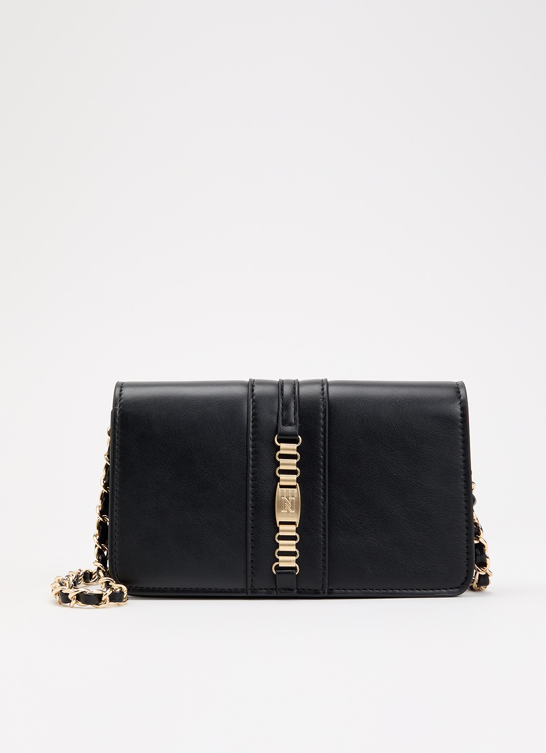 NIKKIE Paxing crossbodytas met logo - voorkant zwart