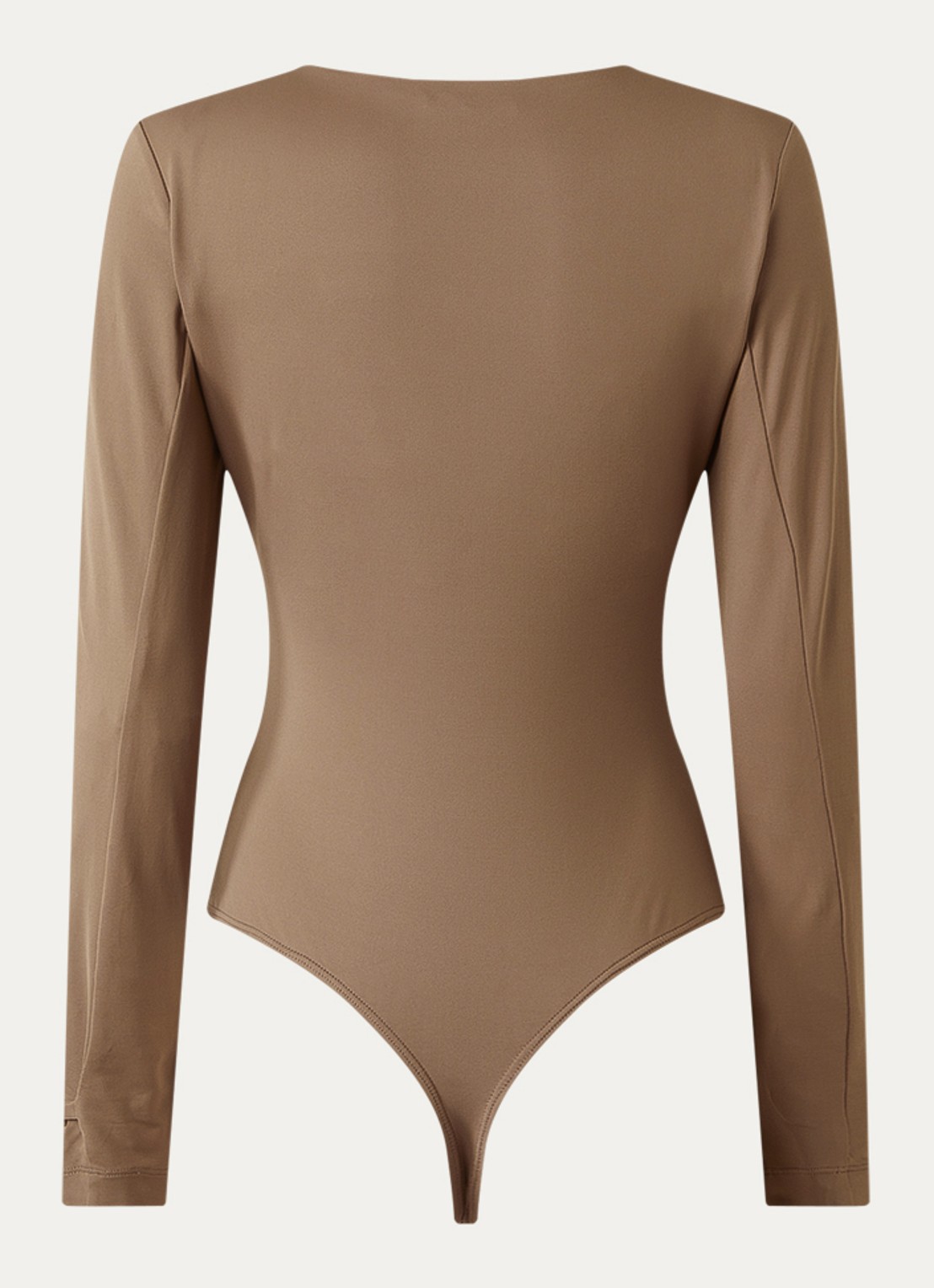 NIKKIE Pinole body met ronde hals - achterkant 3 lichtbruin