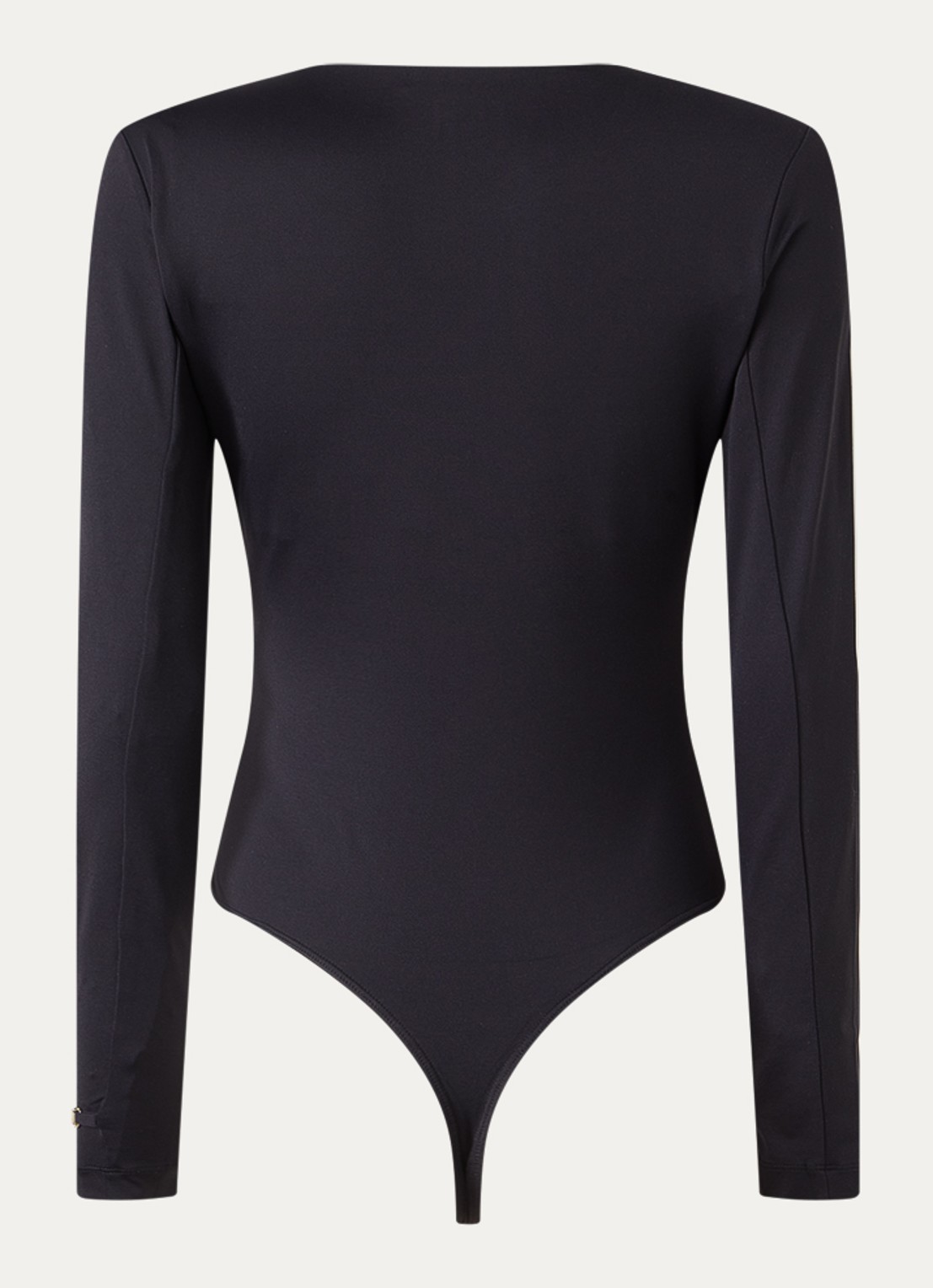 NIKKIE Pinole body met ronde hals - achterkant zwart