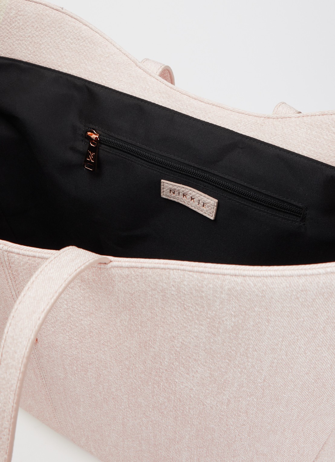 NIKKIE Preston shopper van denim - detail 2 beige