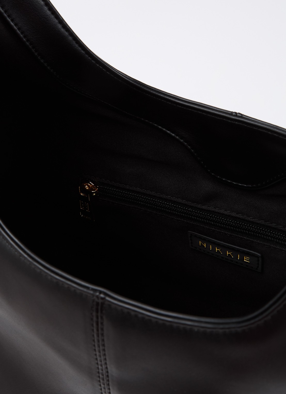 NIKKIE Puri shopper met logo - detail 2 zwart