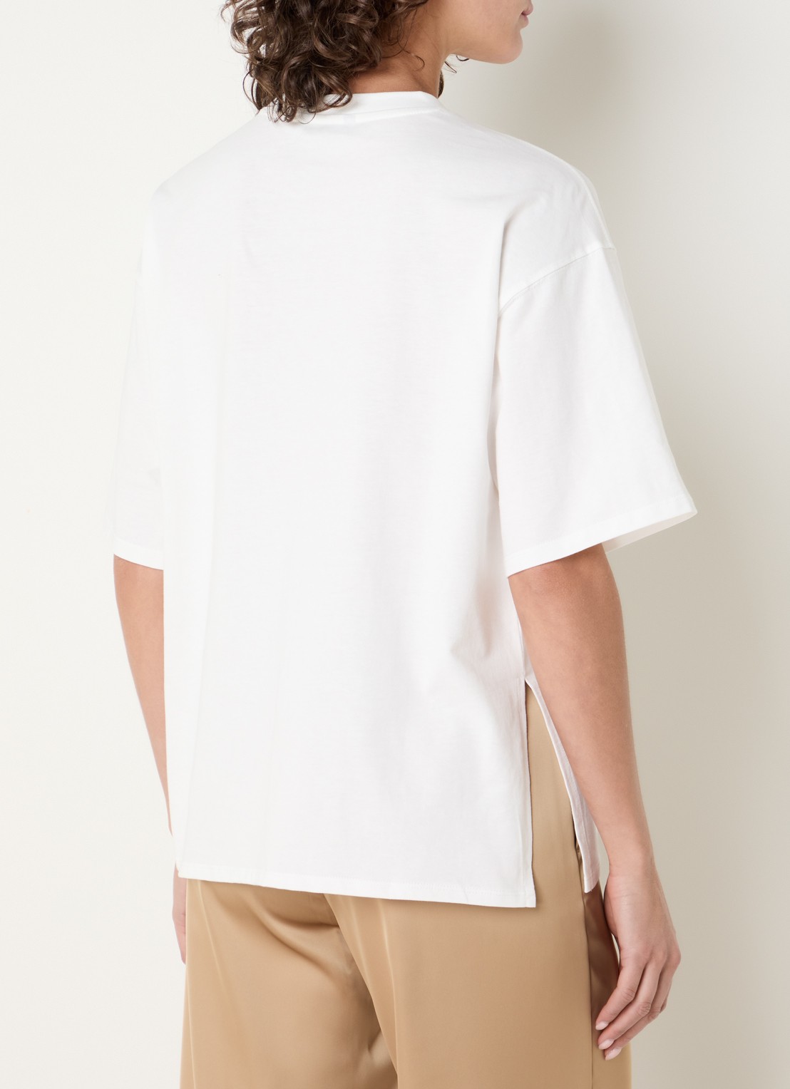 NIKKIE Ramsgate T-shirt met logo - achterkant 4 wit
